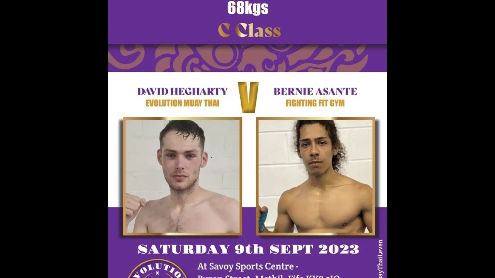 David Hegharty vs Bernie Asante