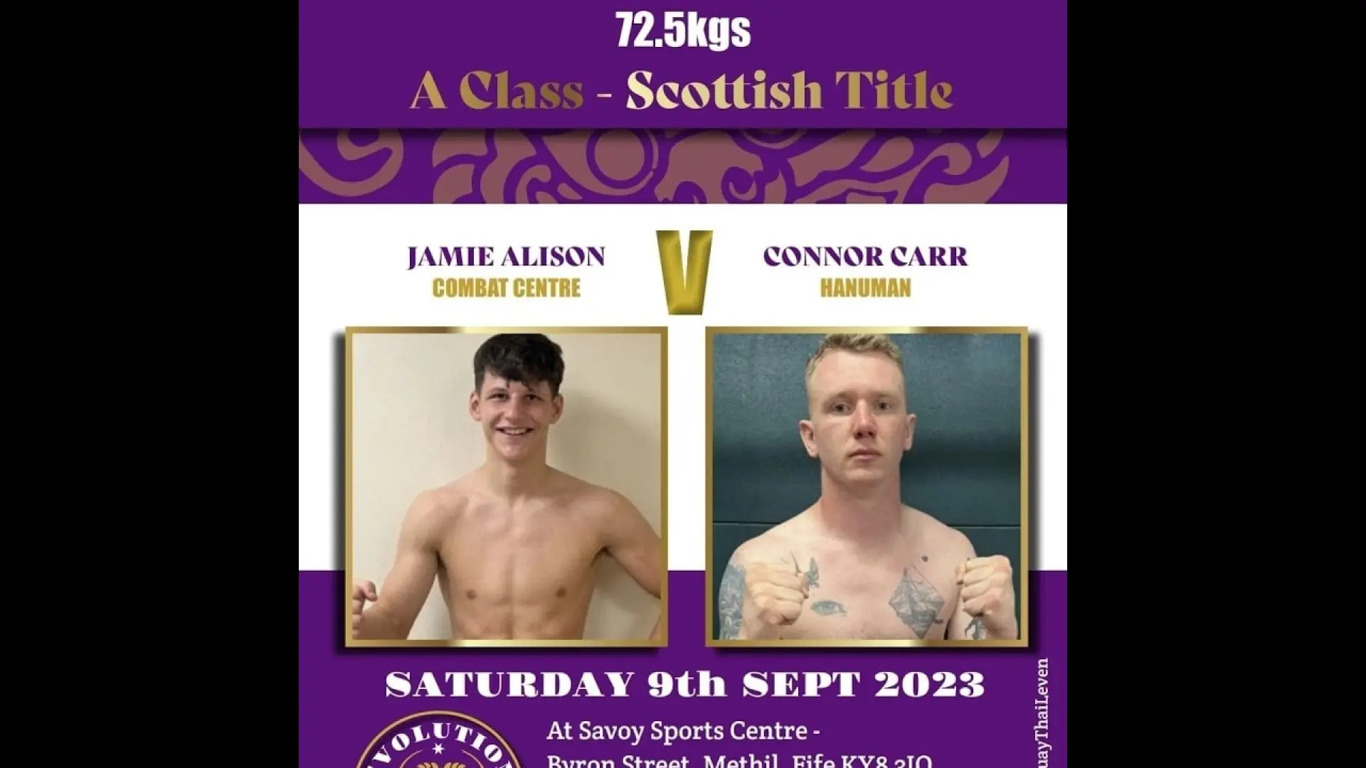 Jamie Allison vs Connor Carr