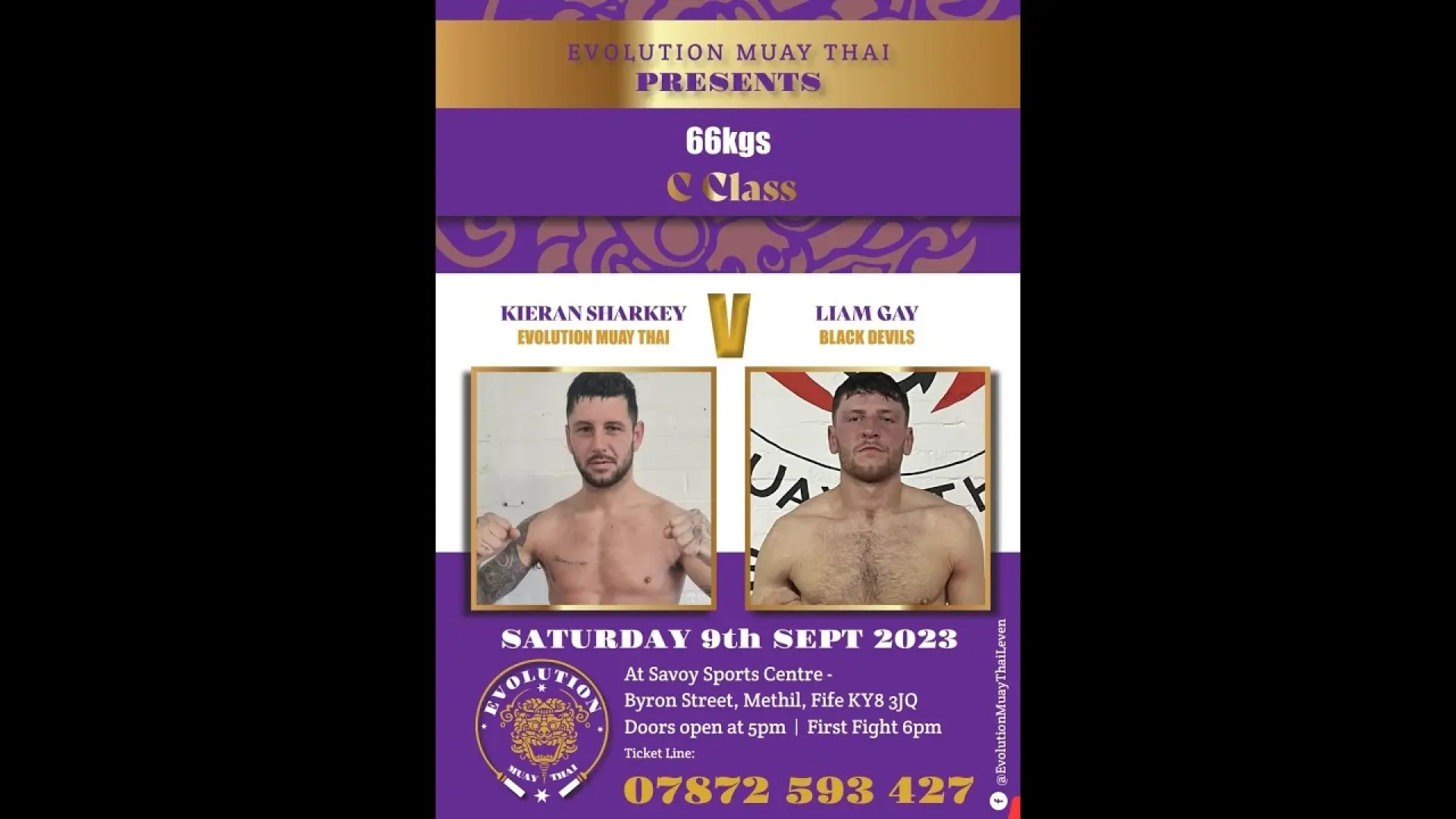 Kieran Sharkey vs Liam Gay