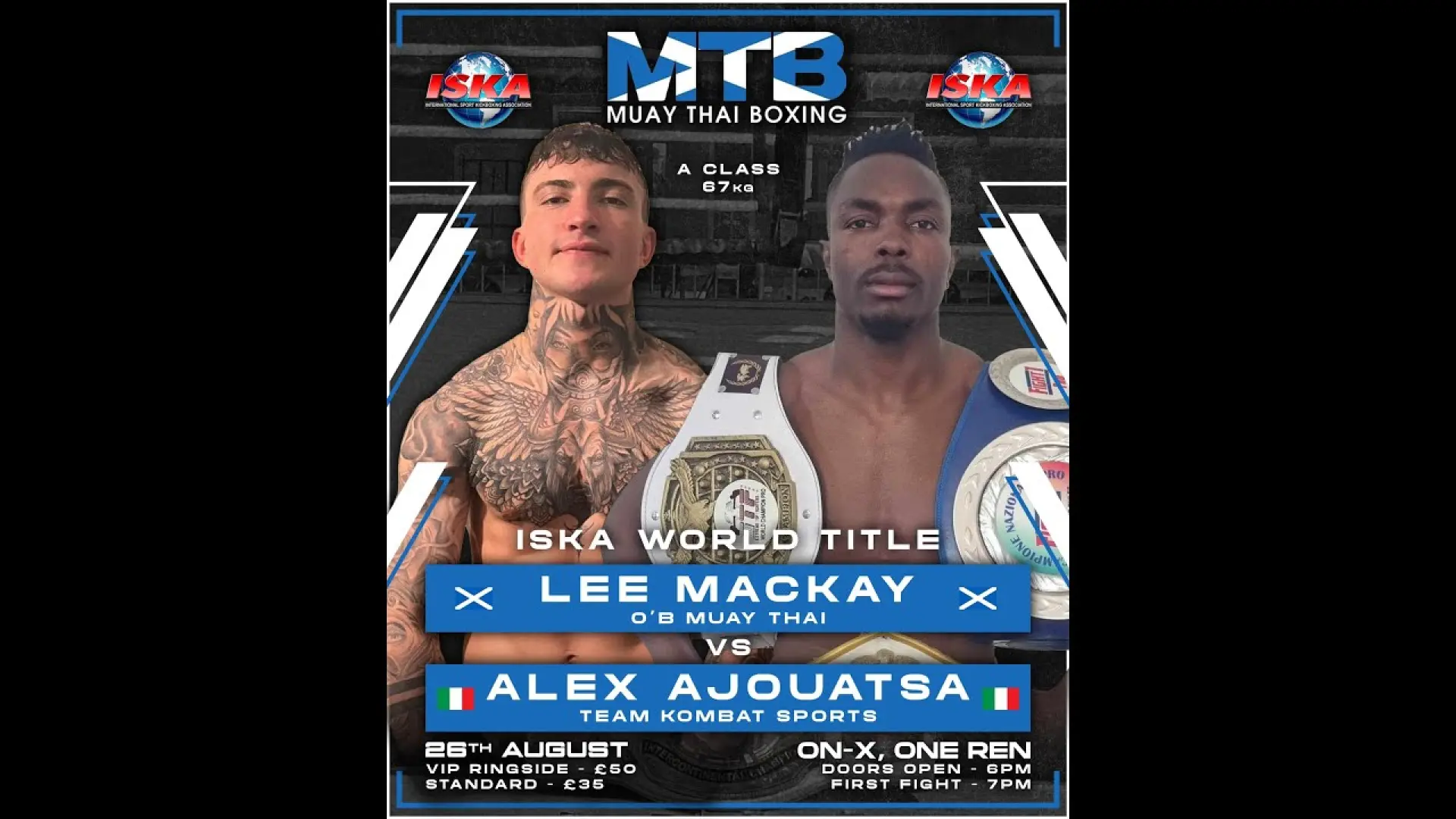 Lee Mackay vs Alex Ajousta