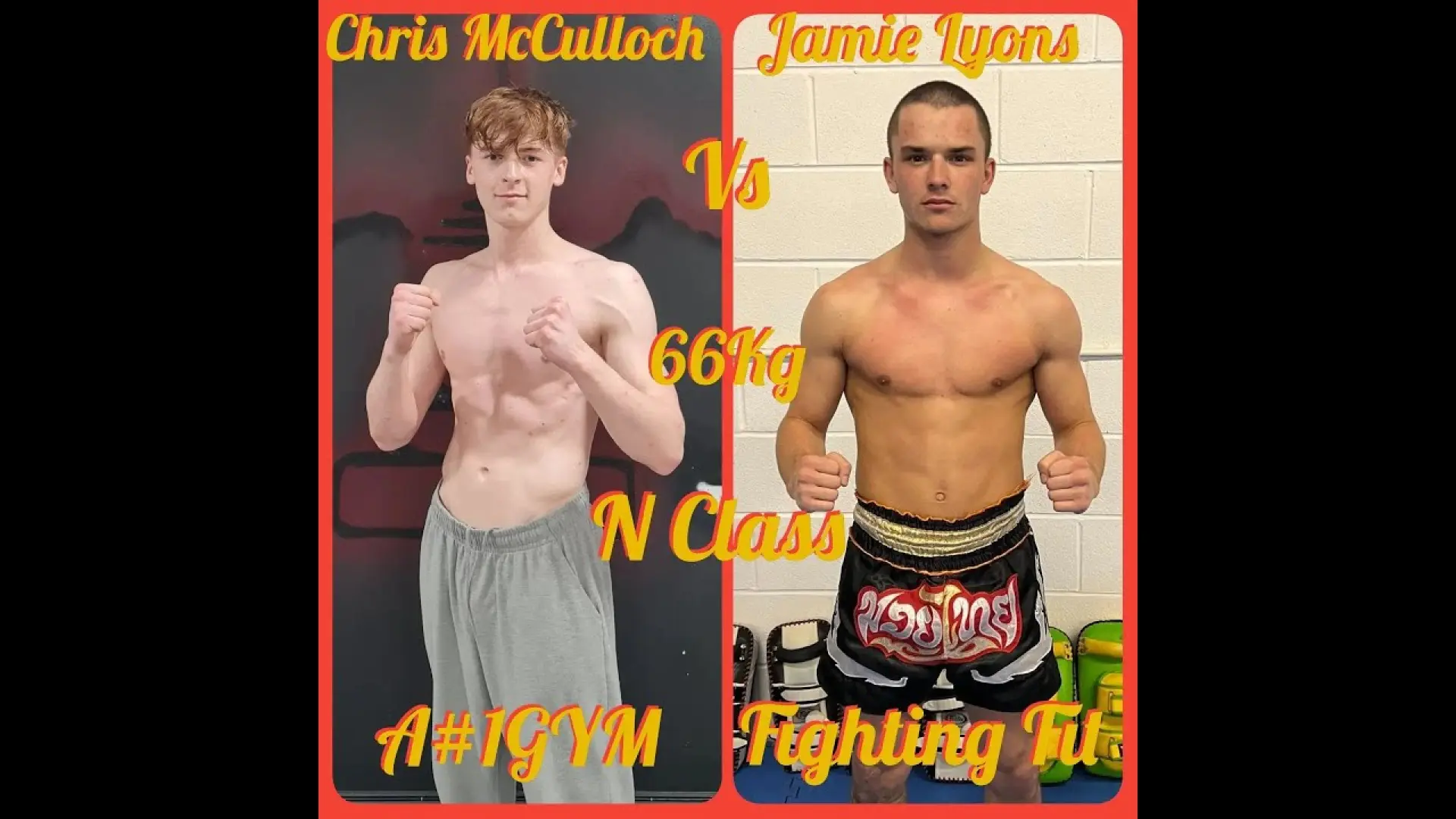 Chris McCulloch vs Jamie Lyon