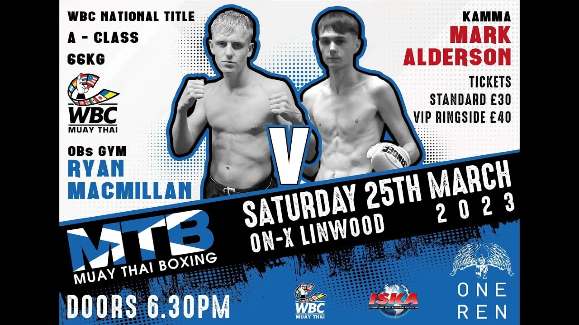 Ryan MacMillan vs Mark Alderson
