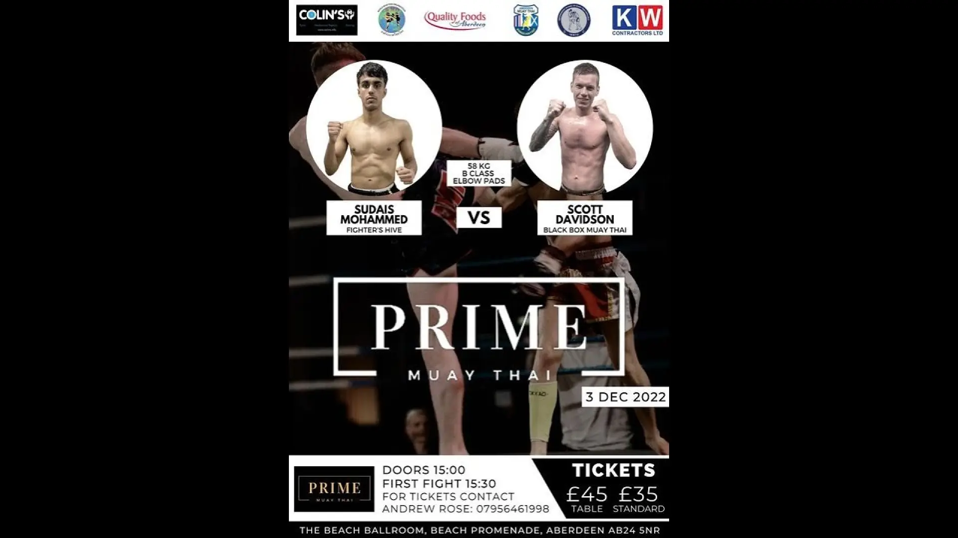 Scott Davidson vs Sudais Mohammed
