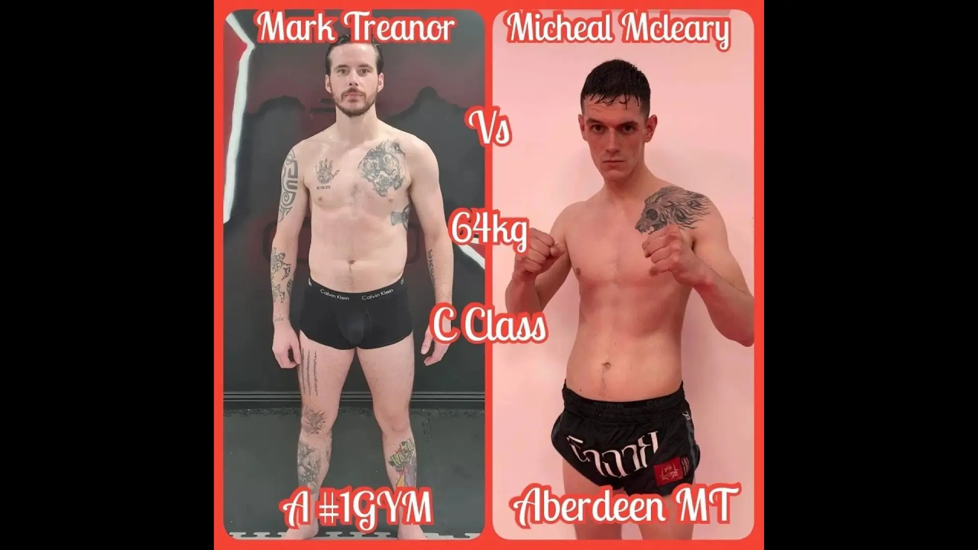 Mark Treanor vs Michael McLeary