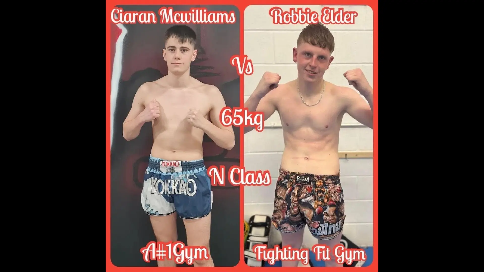 Ciaran McWilliams vs Robbie Elder