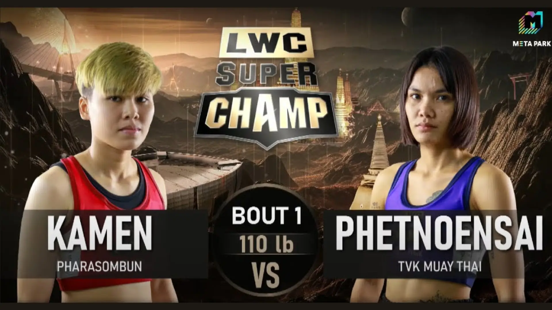 Kamen Pharasombun vs Phetnoensai TVK Muay Thai