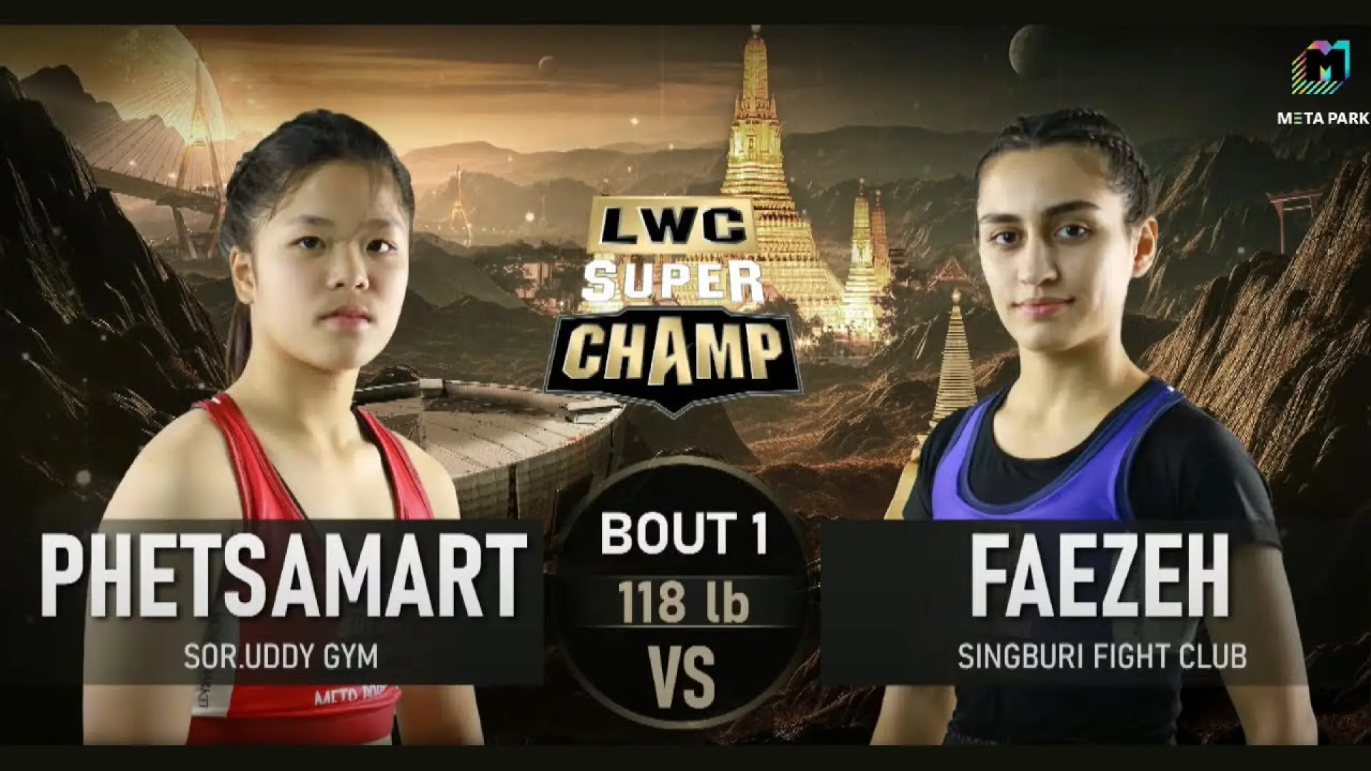 PetchSamart Sor.UddyGym vs Faezeh Fali