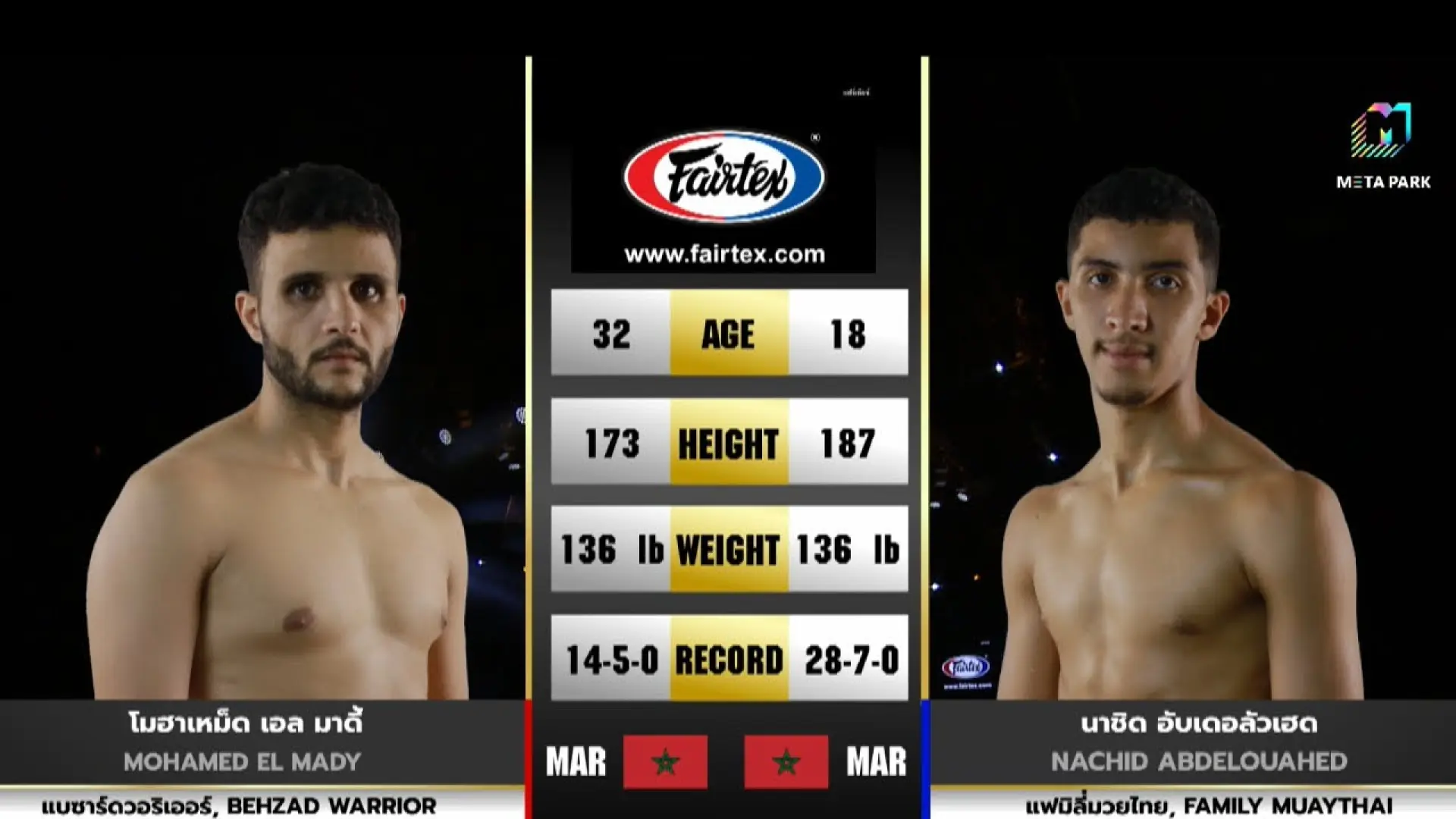 Mohamed El Mady vs Nachid Abdelouahed