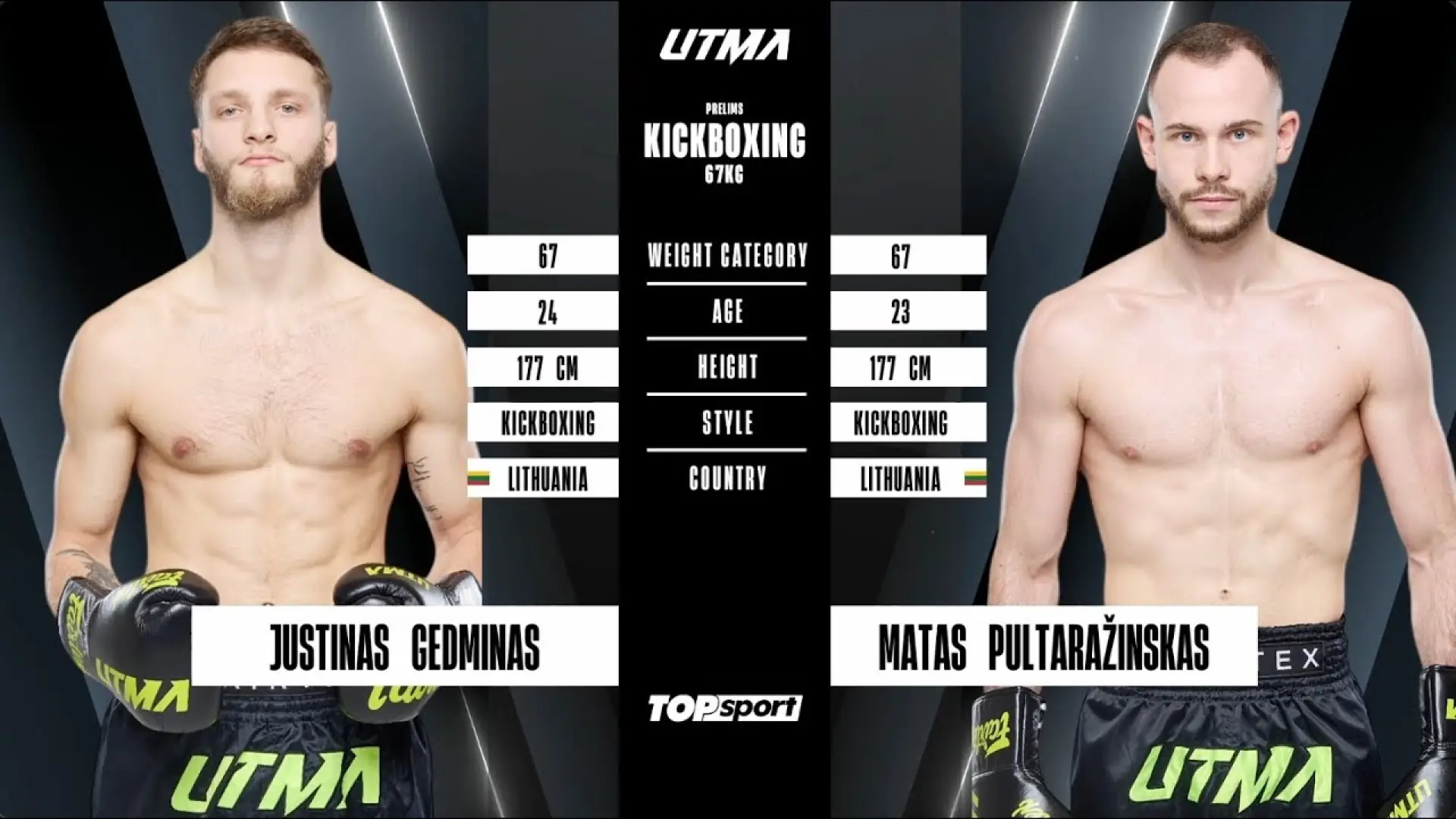 Justinas Gedminas vs Matas Pultarazinskas