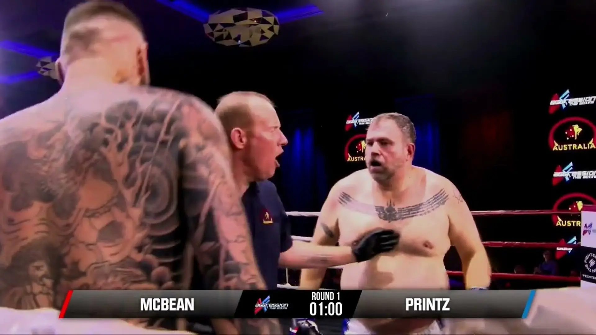Mitch McBean vs Robbie Printz