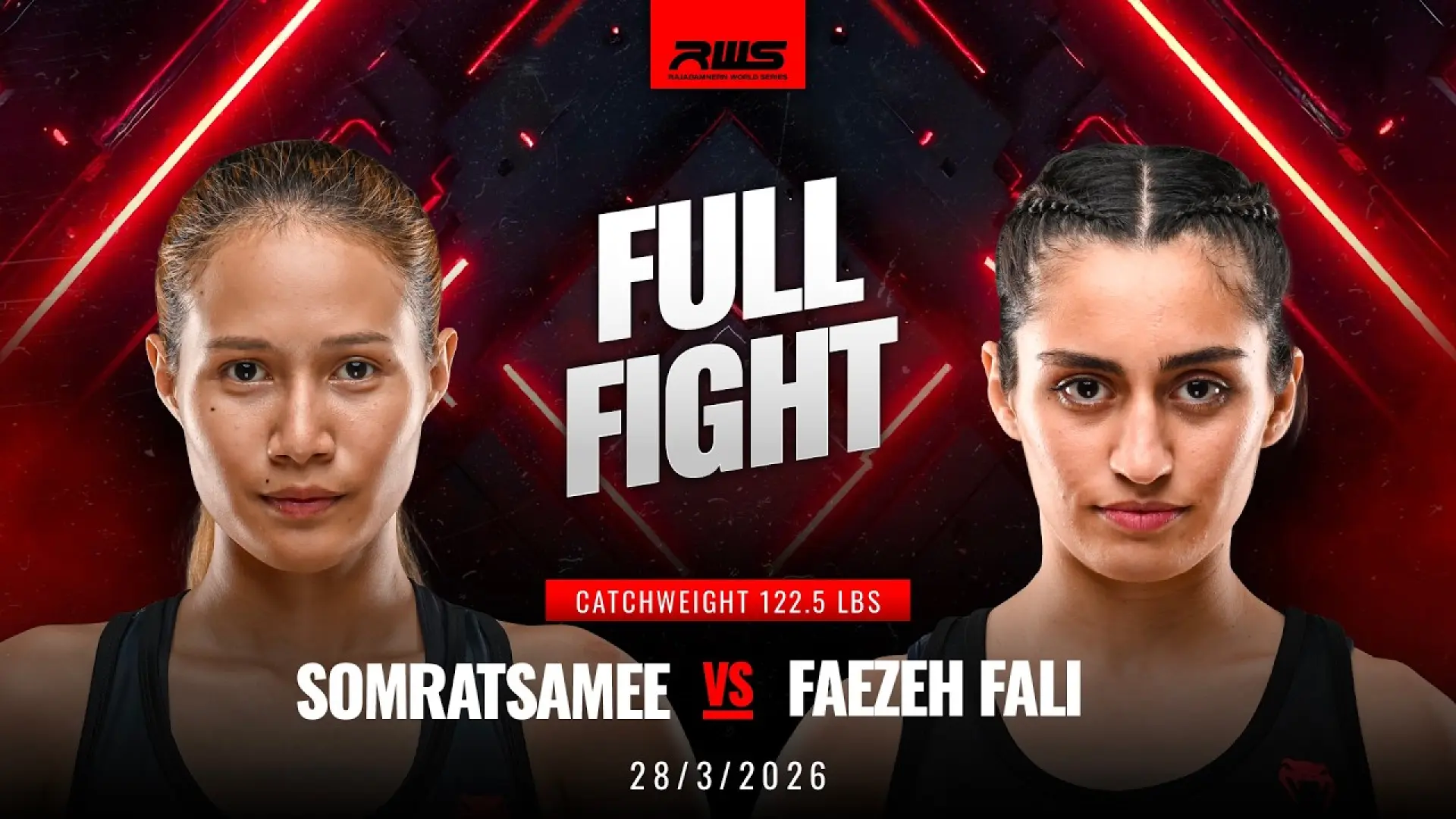 Somrasamee ManopGym vs Faezeh Fali