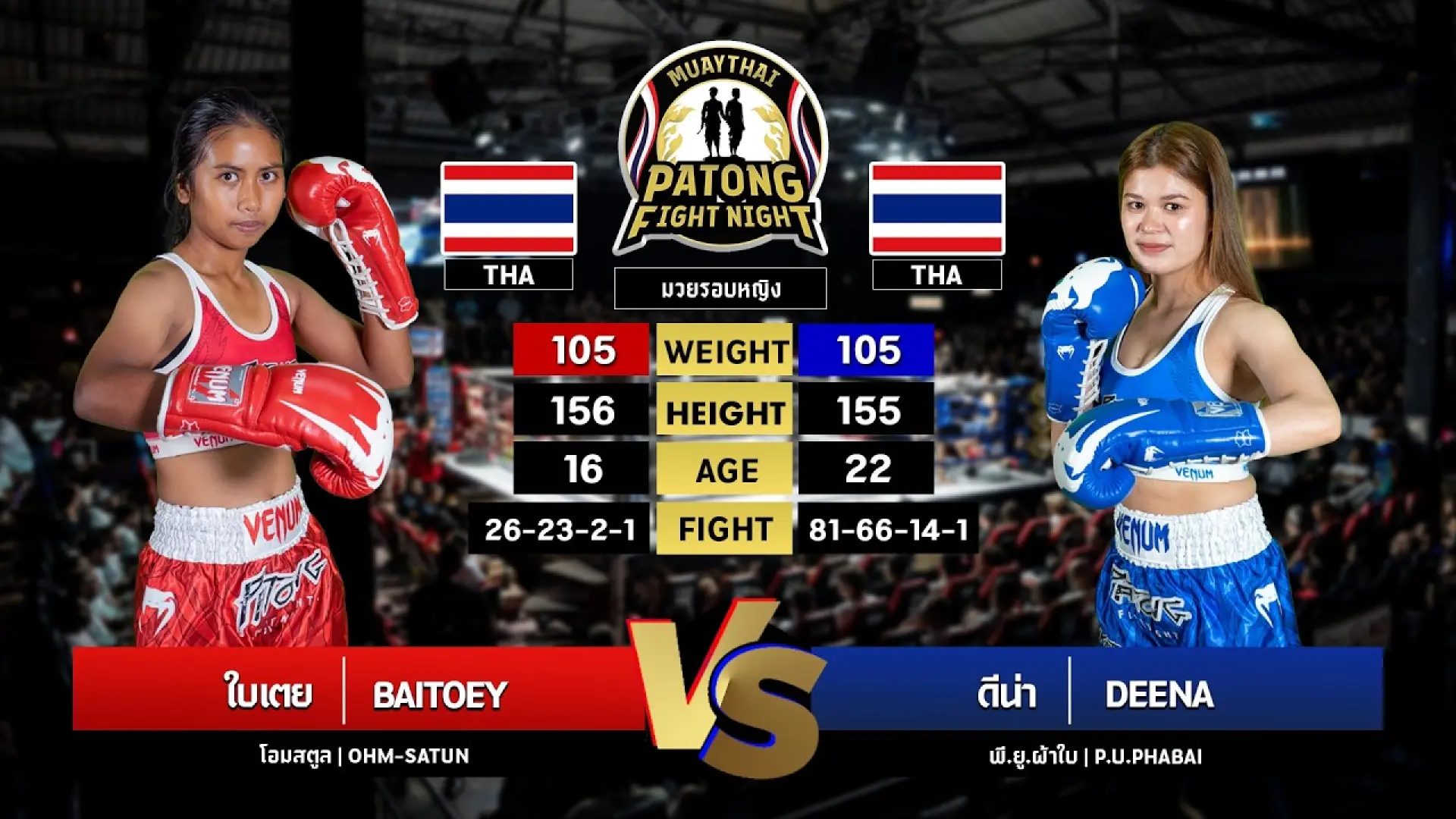 Baitoey Ohm Satun vs Deena PU Phabai
