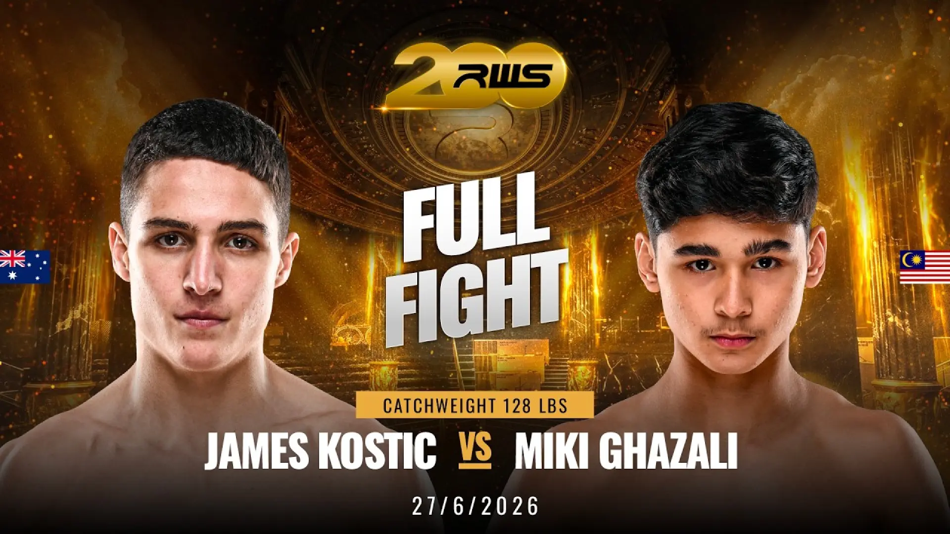 James Kostic vs Miki Ghazali