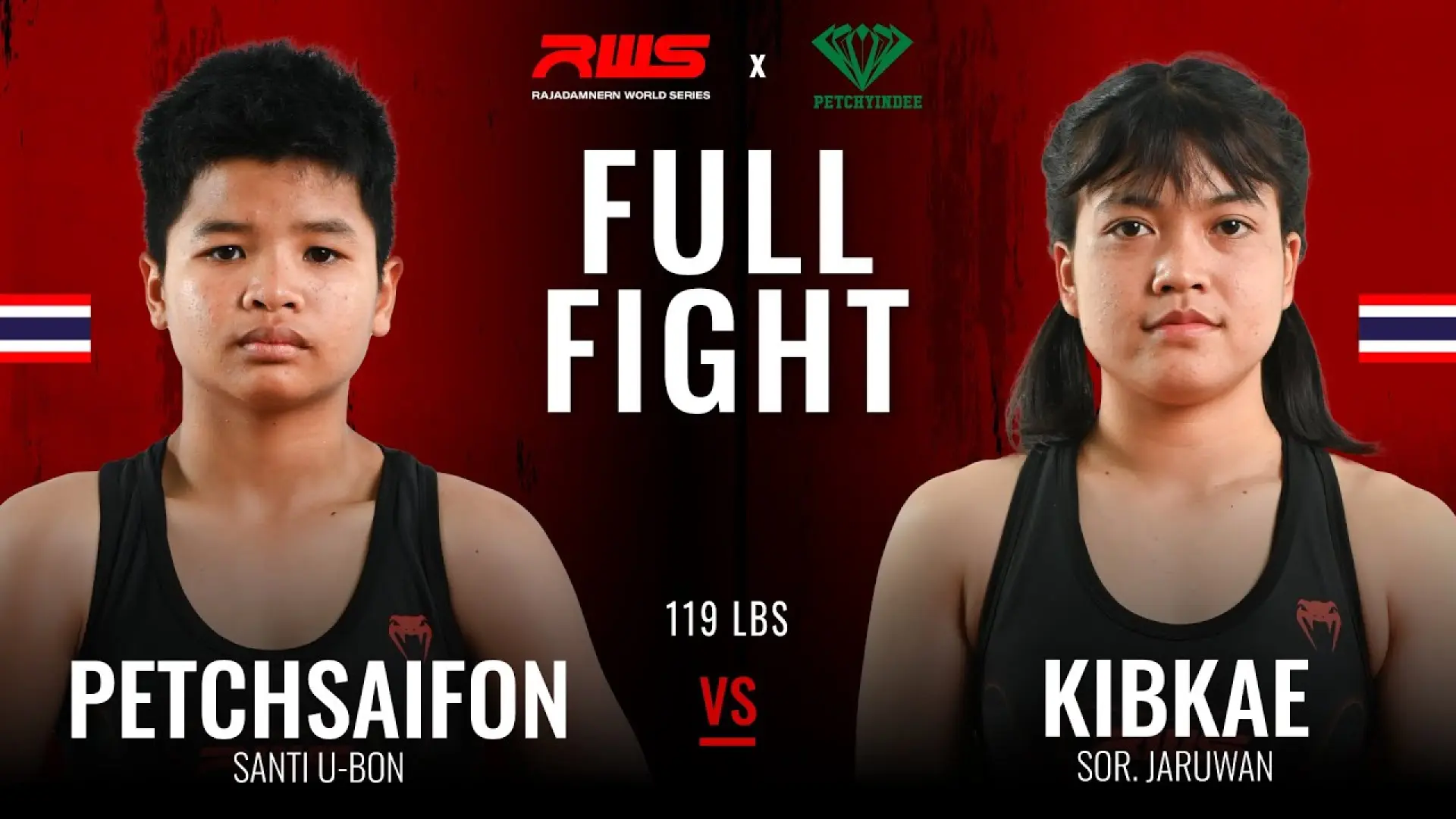 Petchsaifon SantiUbon vs Kibkae Sor.Jaruwan
