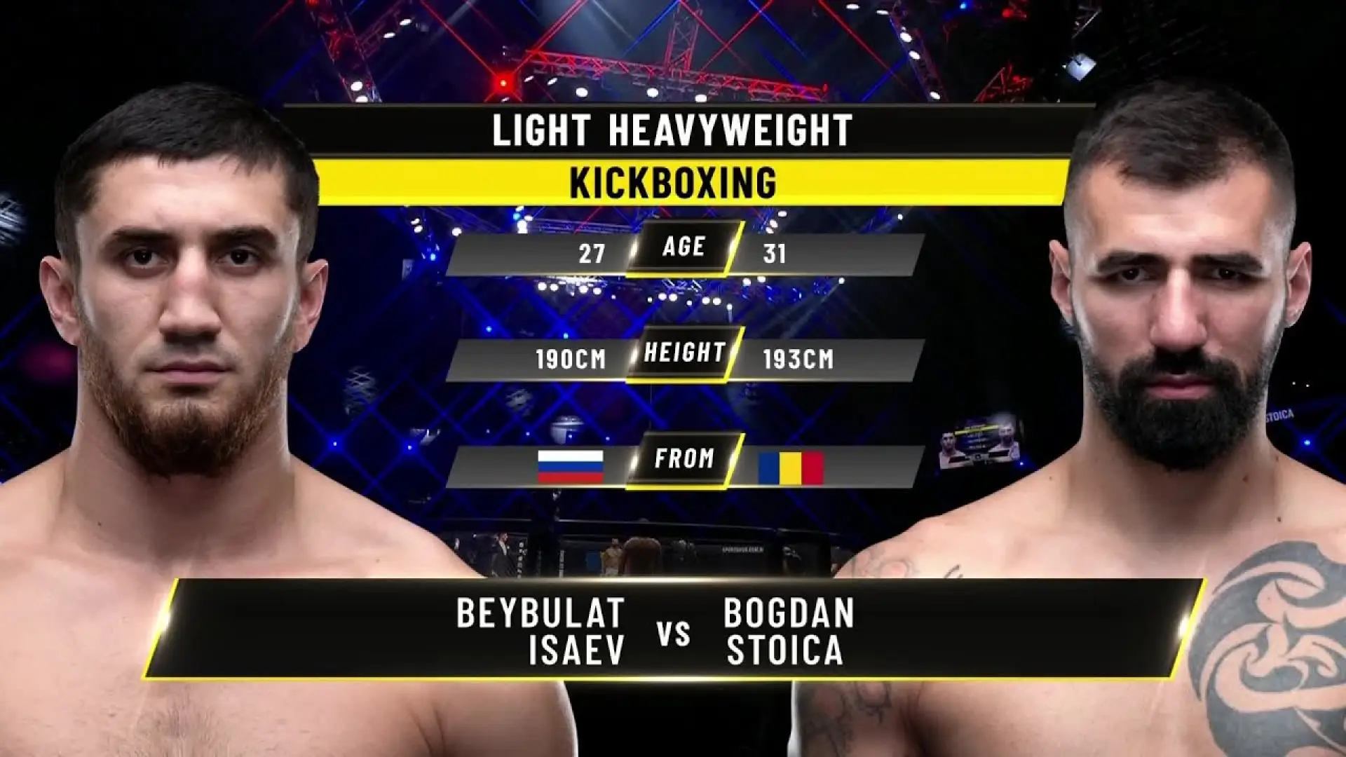 Beybulat Isaev vs Bogdan Stoica