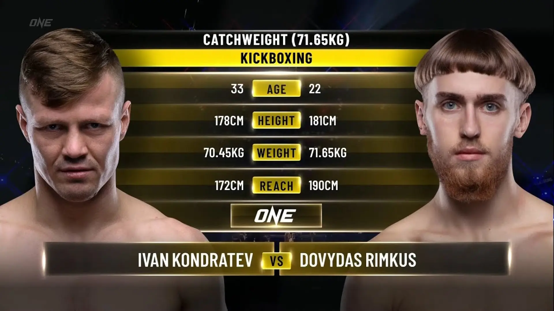 Ivan Kondratev vs Dovydas Rimkus