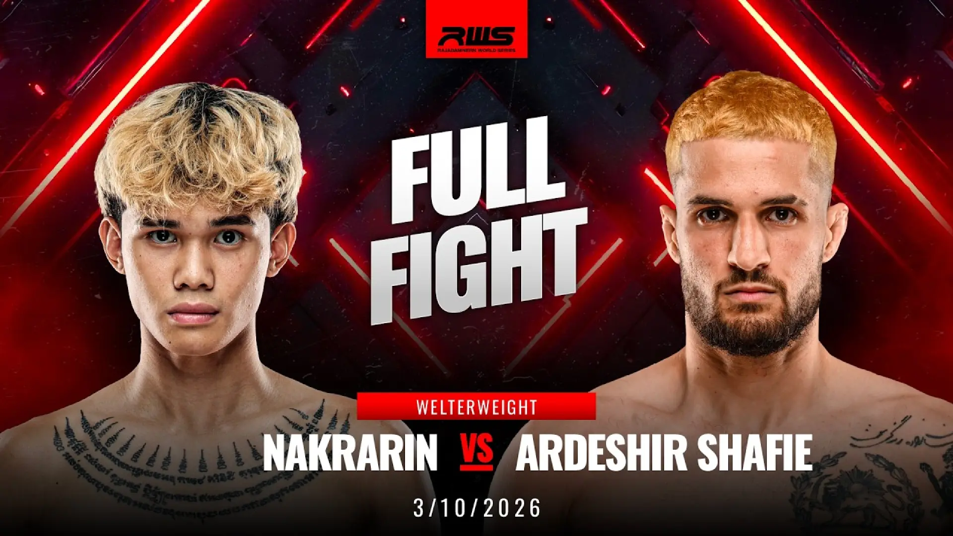 Nakrarin Thepracha vs Ardeshir Shafie