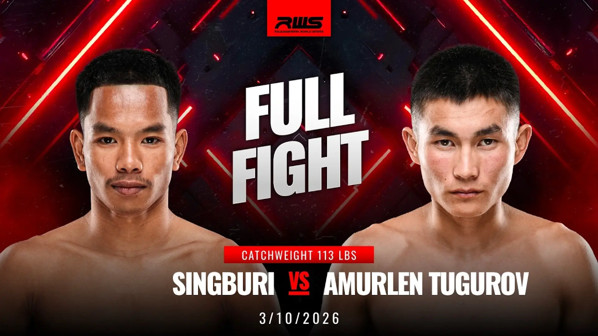 Singburi SasiprapaGym vs Amurlen Tugurov