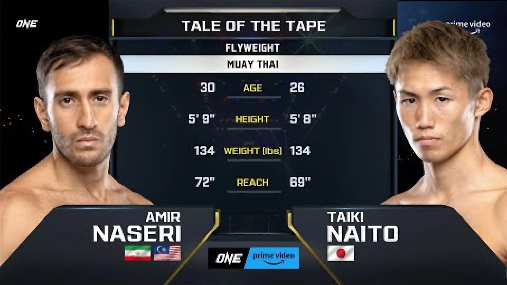 Amir Naseri vs Taiki Naito (Fight Video)