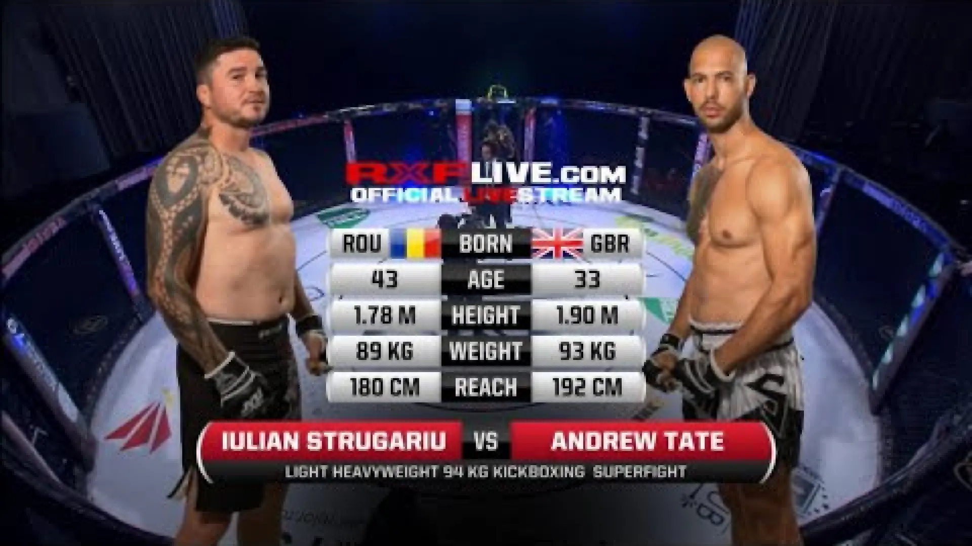 Andrew Tate vs Iulian Strugariu (Fight Video)