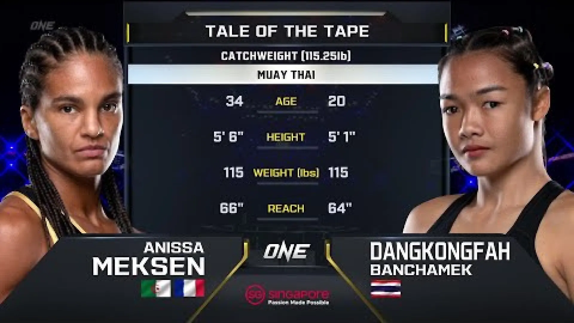 Anissa Meksen vs Dangkongfah Banchamek (Fight Video)