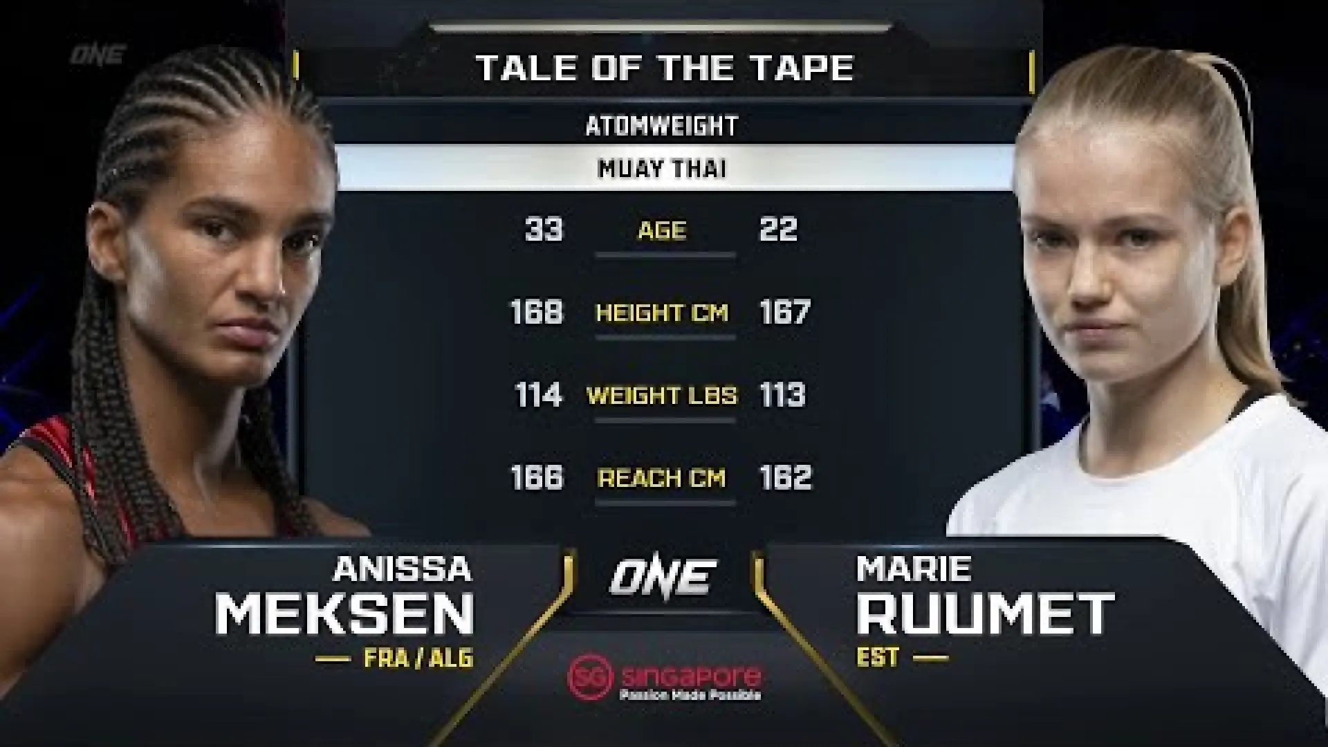 Anissa Meksen vs Marie Ruumet (Fight Video)