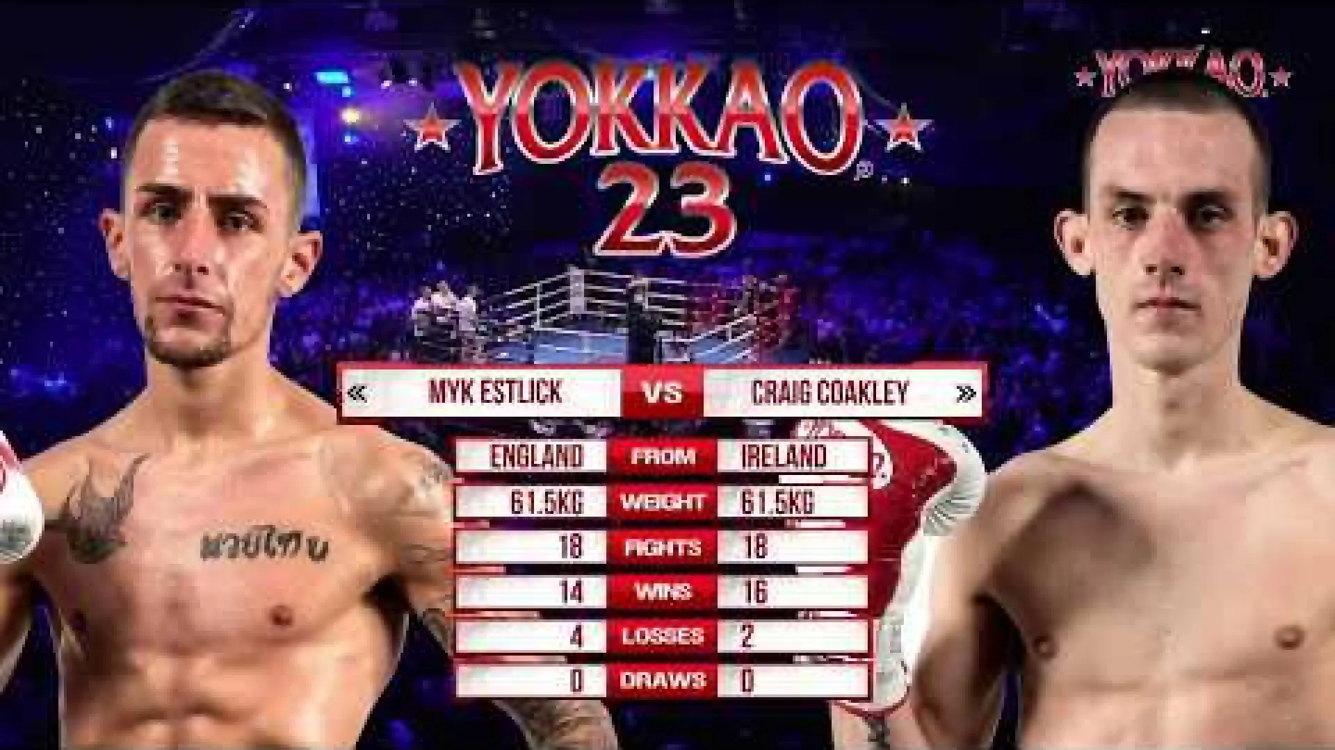 Craig Coakley vs Myk Estlick (Fight Video)