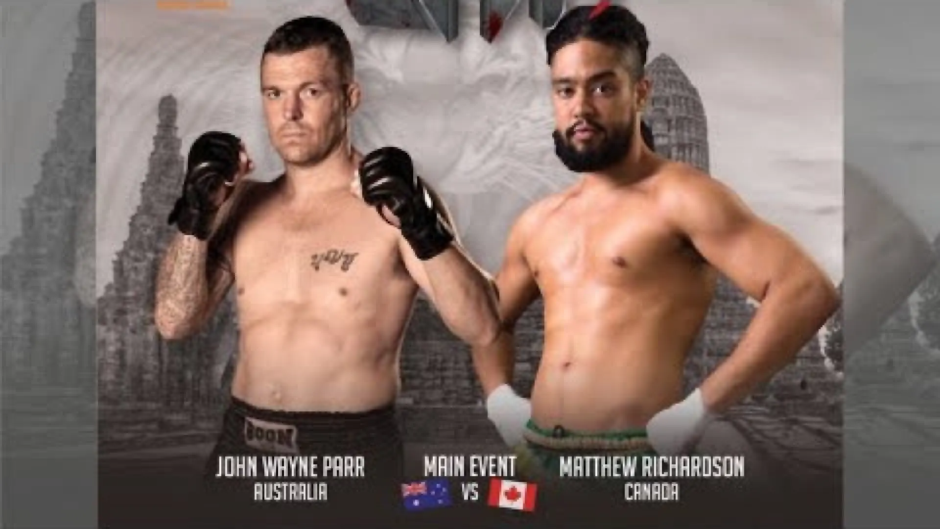 John Wayne Parr vs Matthew Richardson (Fight Video)