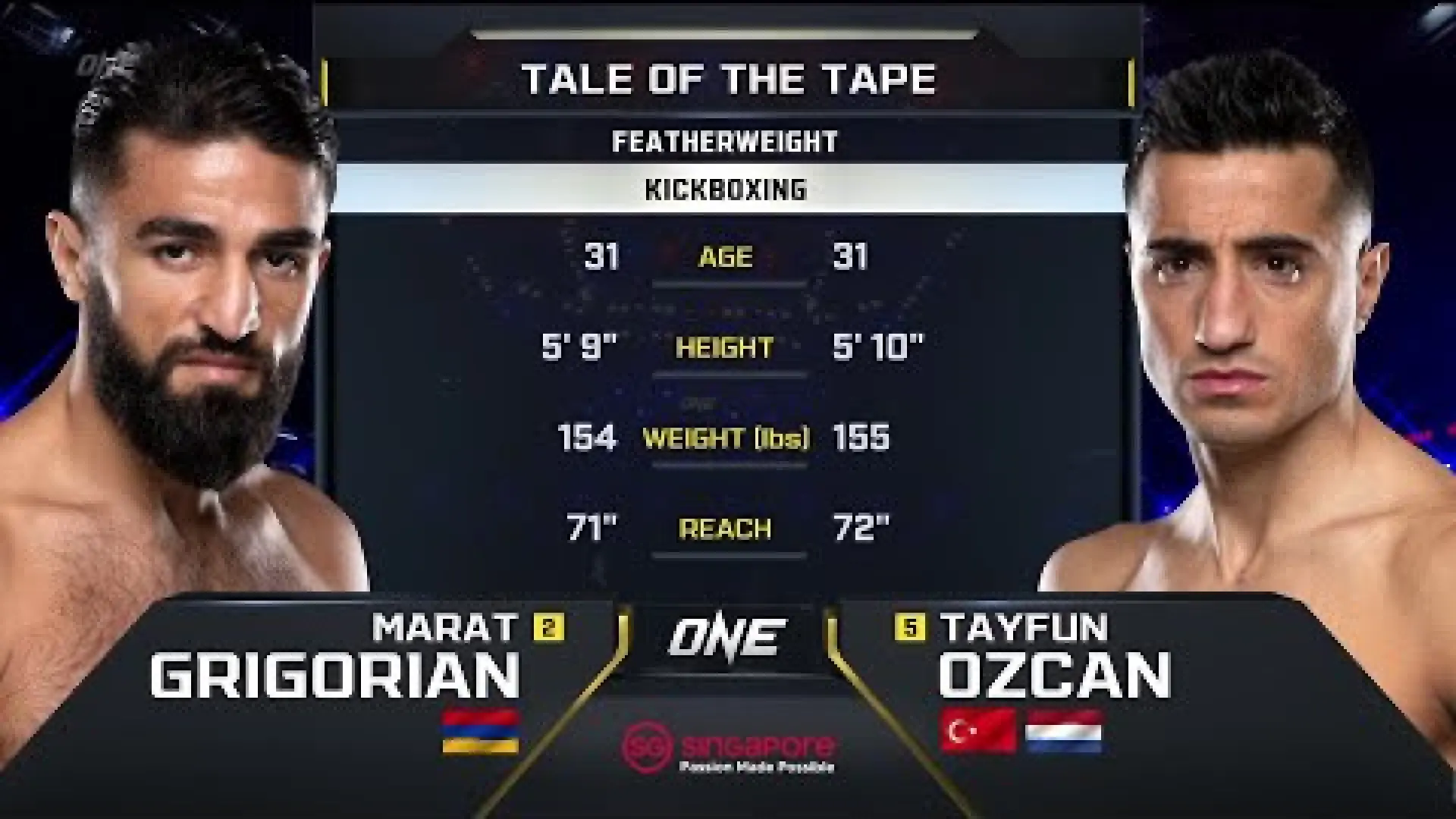 Marat Grigorian vs Tayfun Ozcan (Fight Video)