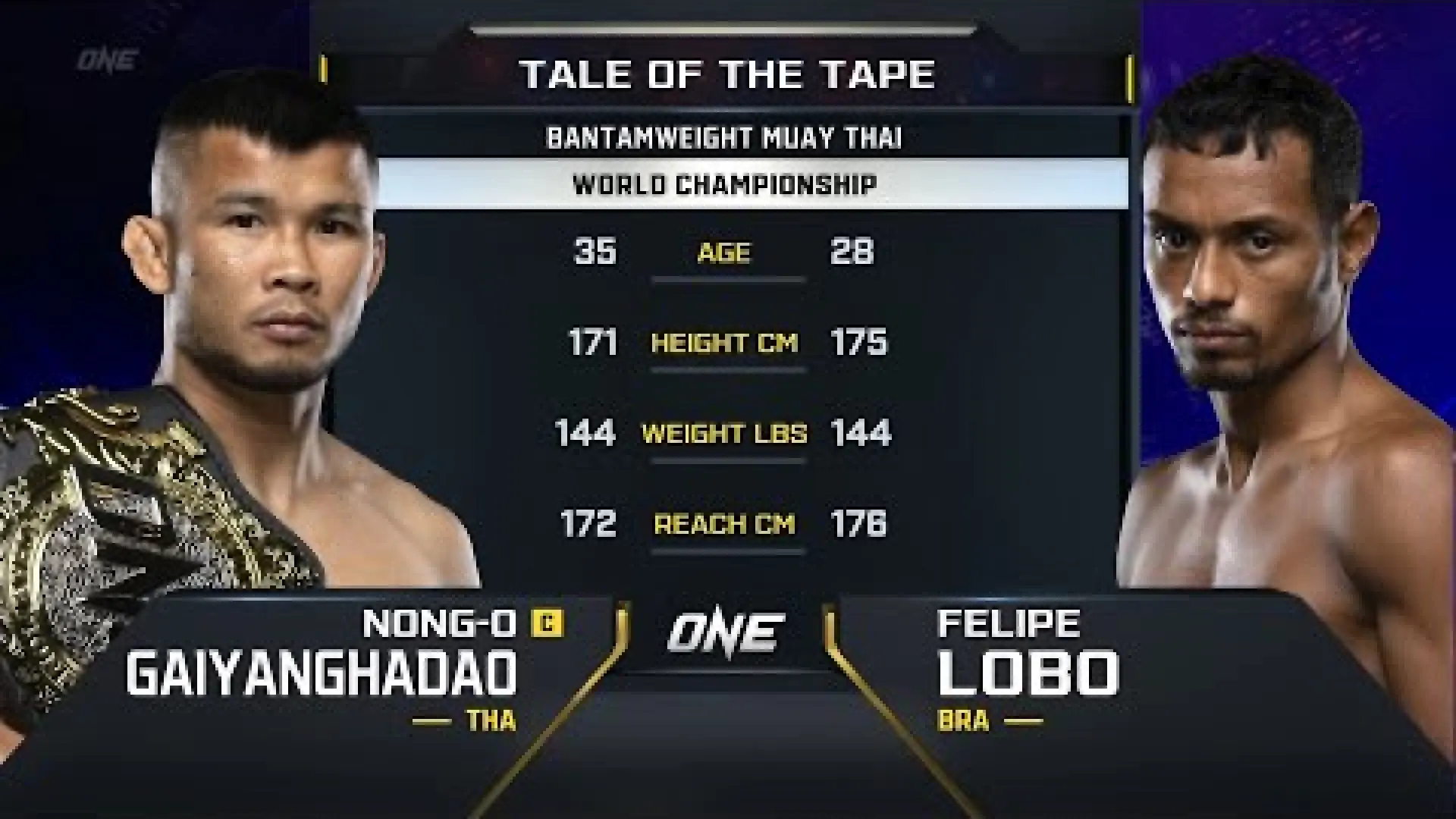 Nong-O Gaiyanghadao vs Felipe Lobo