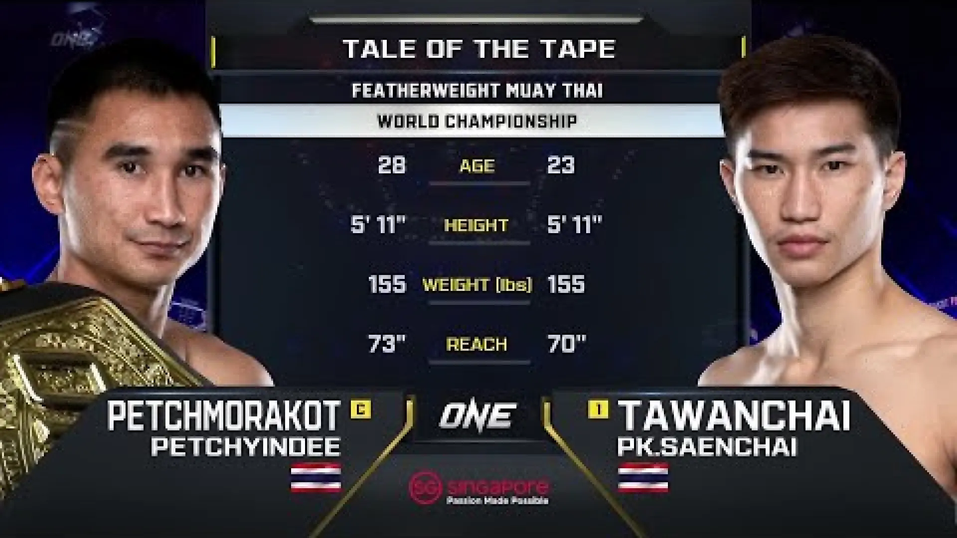 Petchmorakot Petchyindee vs Tawanchai PK Saenchai (Fight Video)