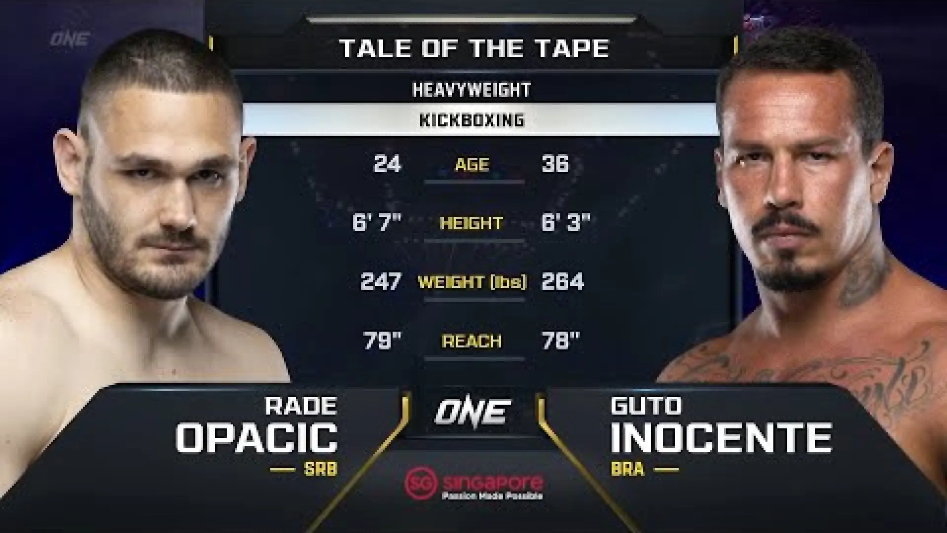 Rade Opačić vs Guto Inocente (Fight Video)