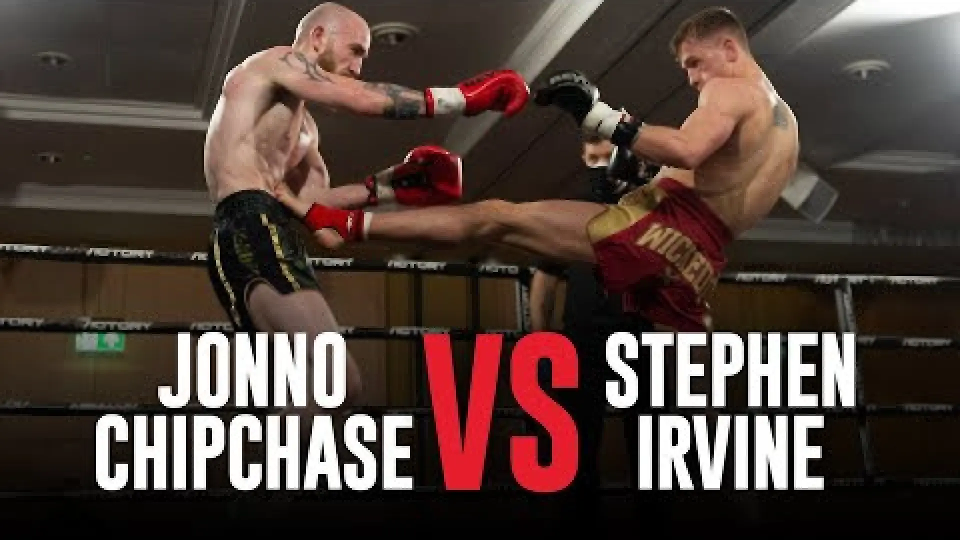 Stephen Irvine vs Jonno Chipchase (Fight Video)