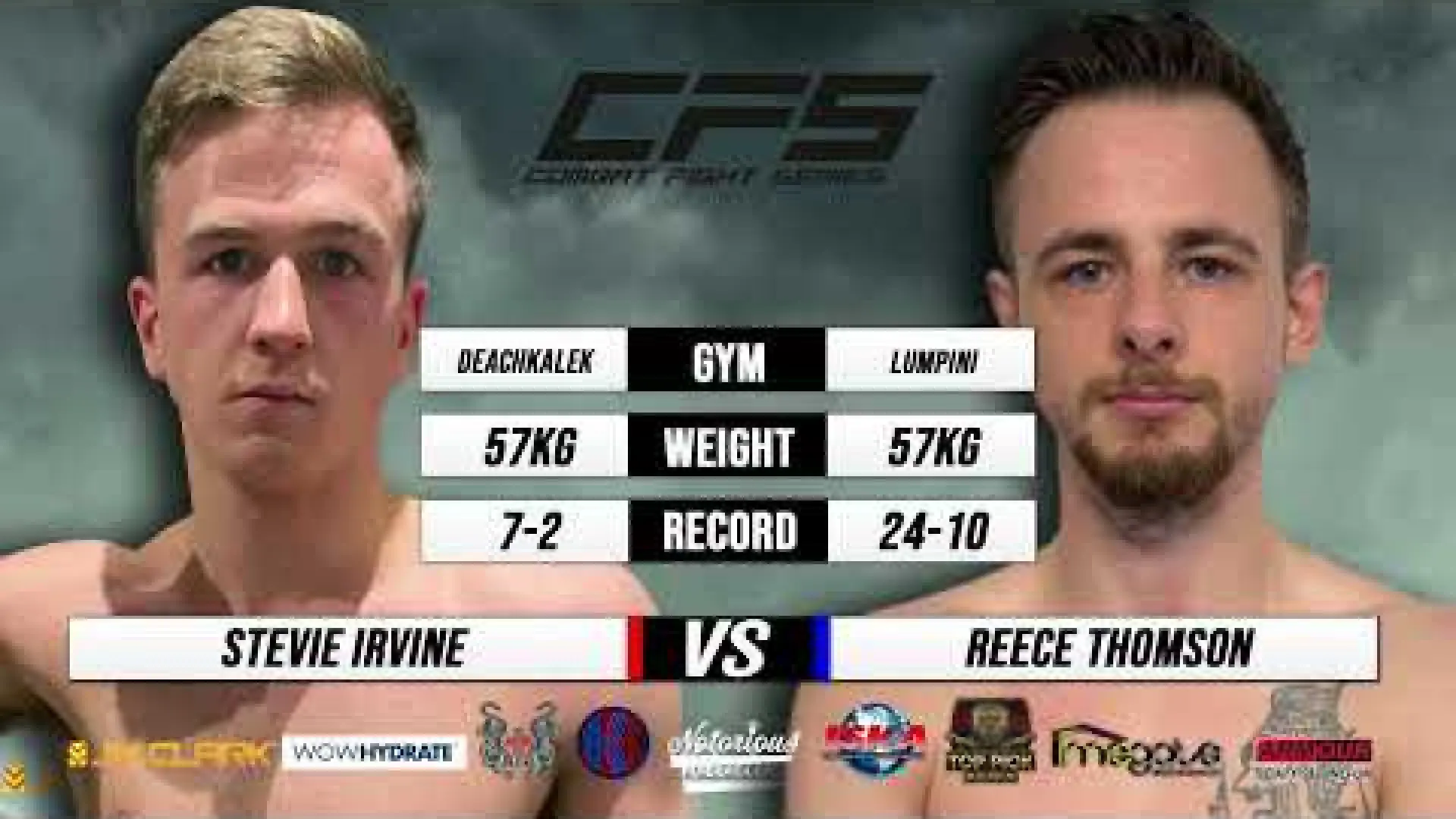 Stephen Irvine vs Reece Thomson (Fight Video)
