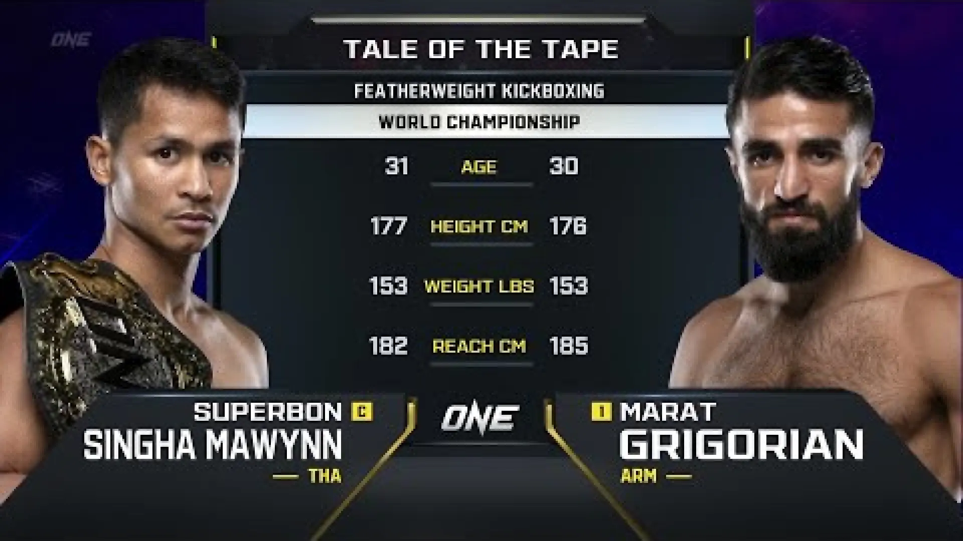 Superbon Singha Mawynn vs Marat Grigorian (Fight Video)