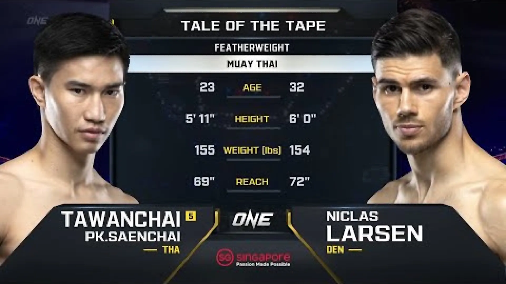 Tawanchai PK Saenchai vs Niclas Larsen (Fight Video)