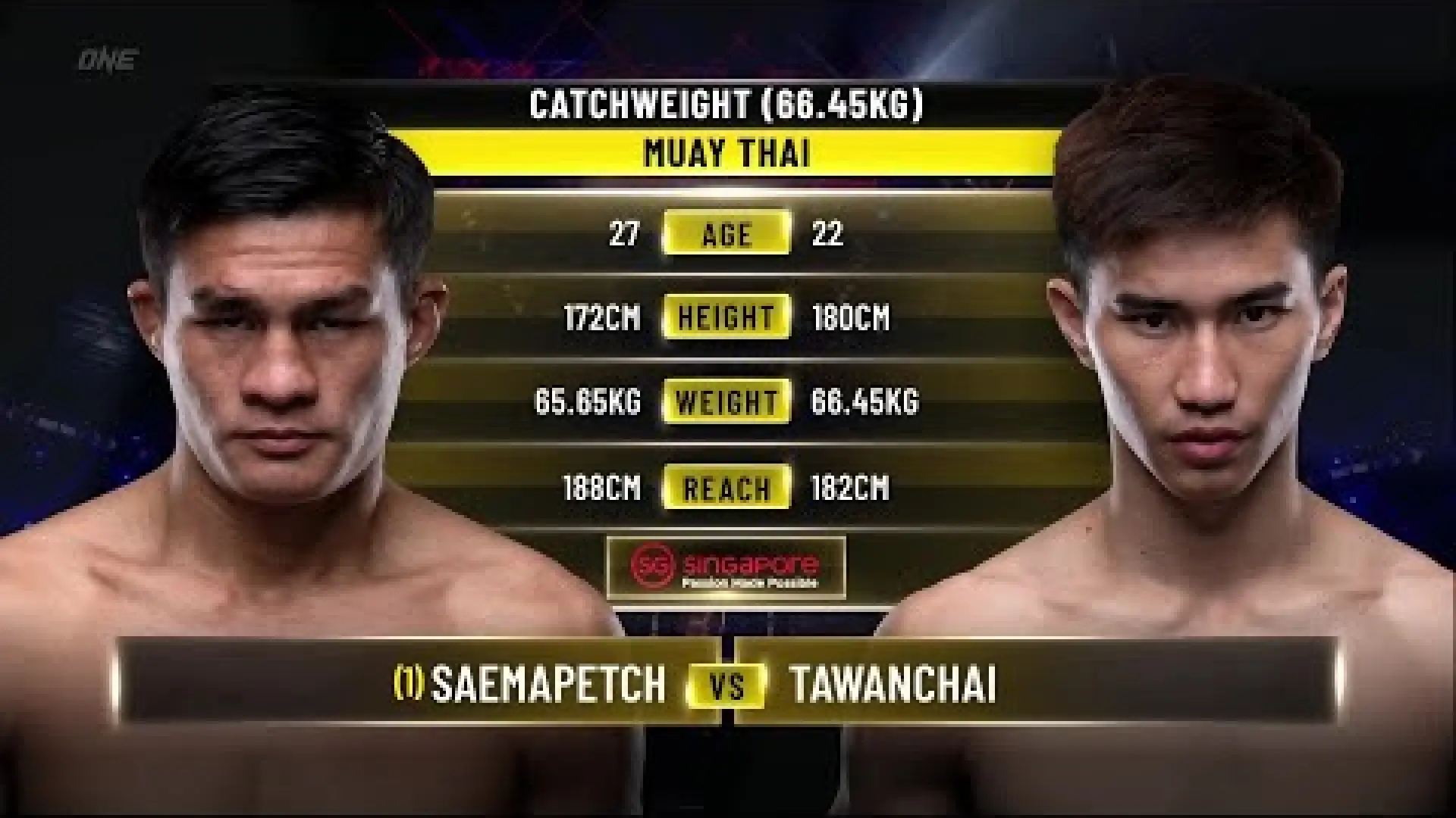 Tawanchai PK Saenchai vs Saemapetch Fairtex (Fight Video)
