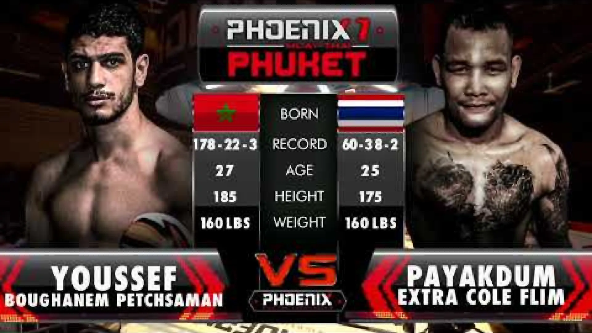 Youssef Boughanem vs Payakdam Mor Phuvana (Fight Video)