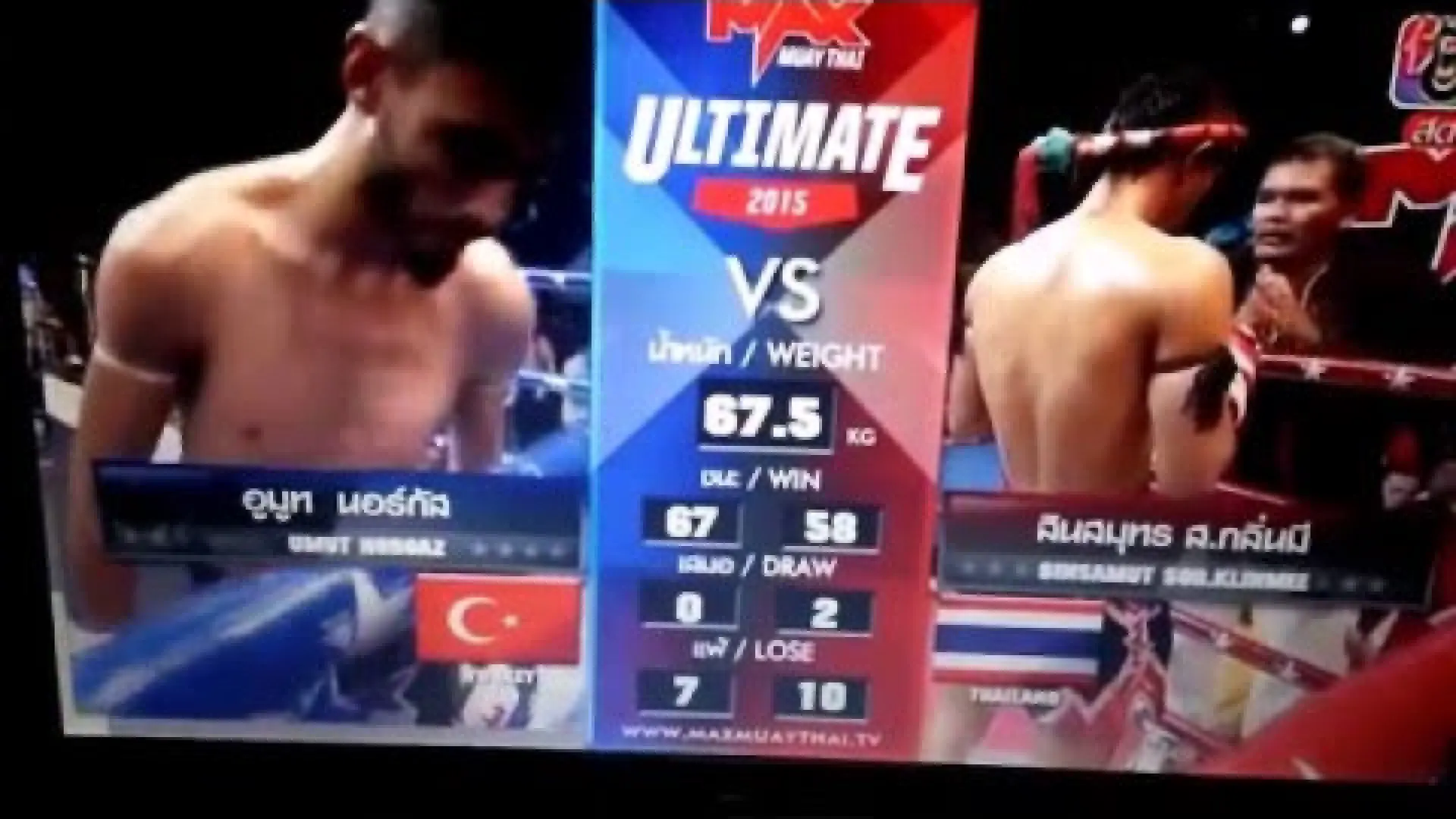 Sinsamut Klinmee vs Umut Norgaz (Fight Video)
