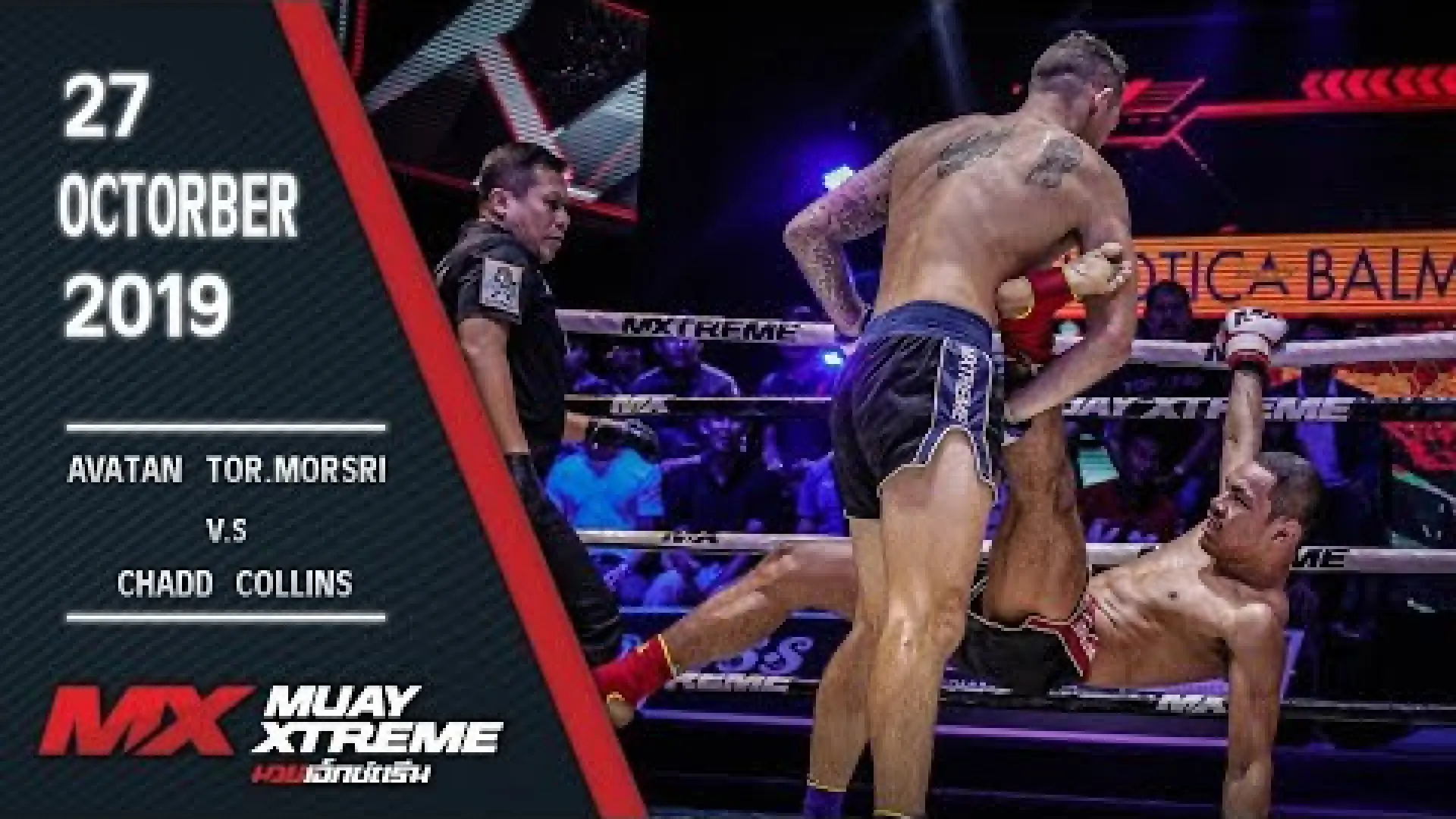 Chadd Collins vs Avatar PK Saenchai (Fight Video)
