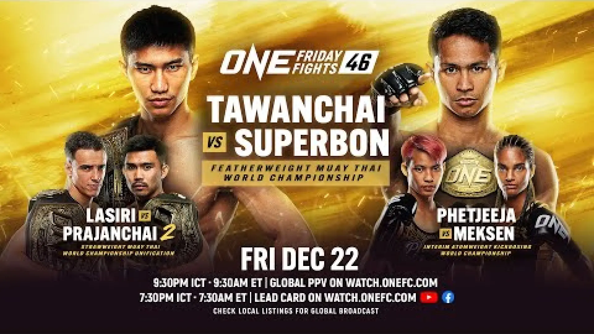 Muangthai PK Saenchai vs Nabil Anane (Fight Video)