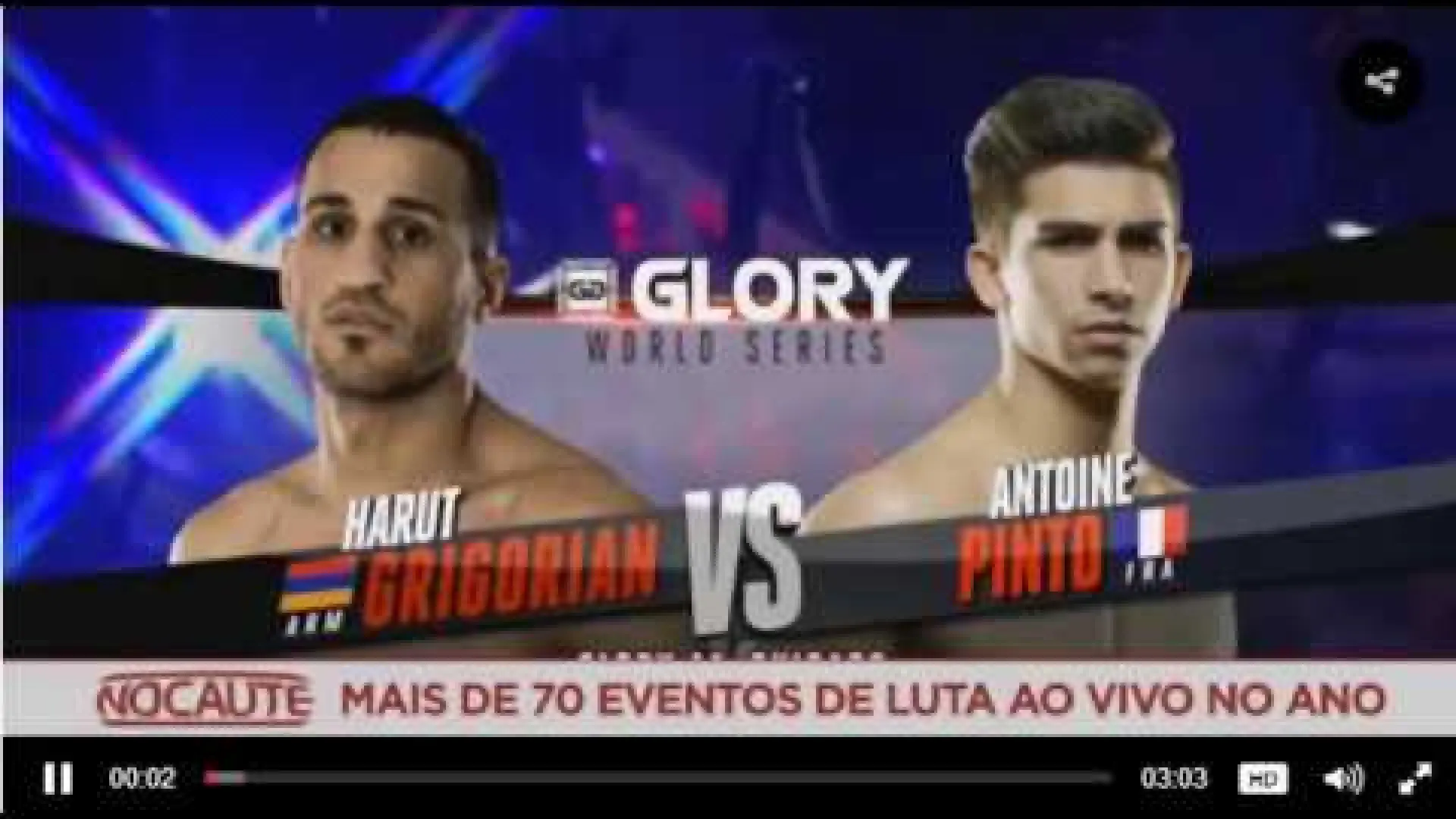 Antoine Pinto vs Harut Grigorian (Fight Video)
