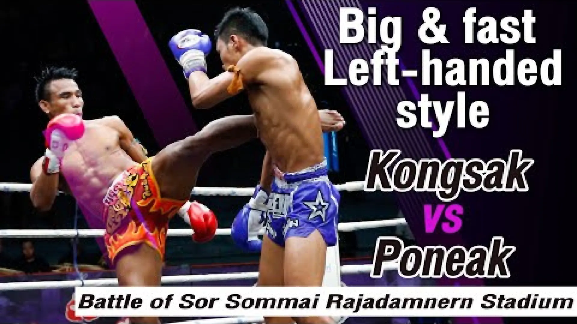 Kongsak Sitboonmee vs Phonek Or Kwanmuang (Fight Video)