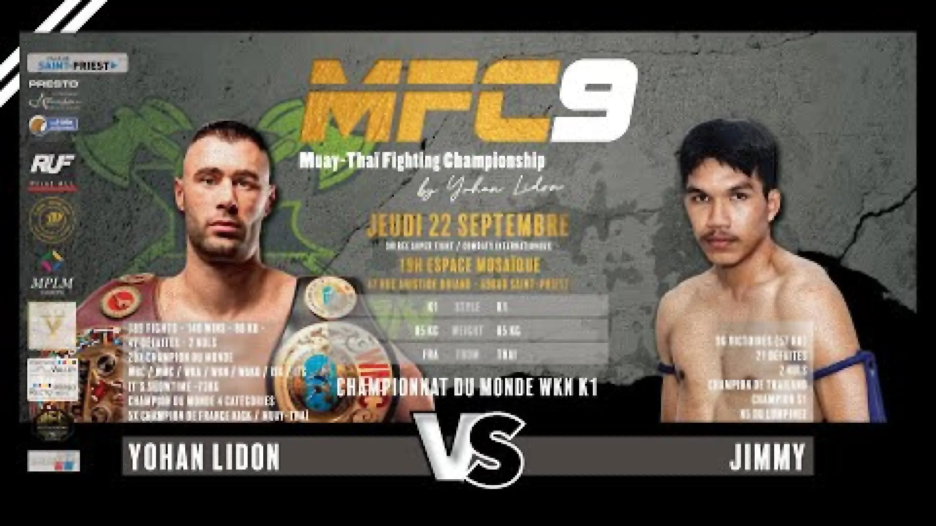 Yohan Lidon vs Jimmy Limpasert (Fight Video)