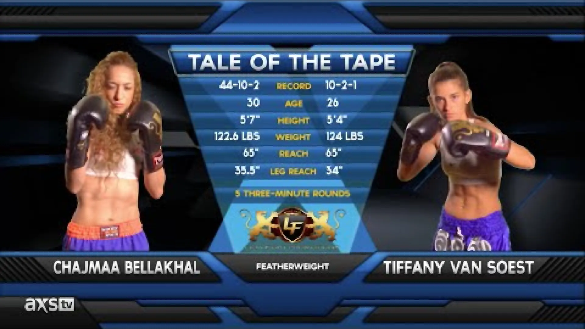 Tiffany Van Soest vs Chajmaa Bellekhal (Fight Video)