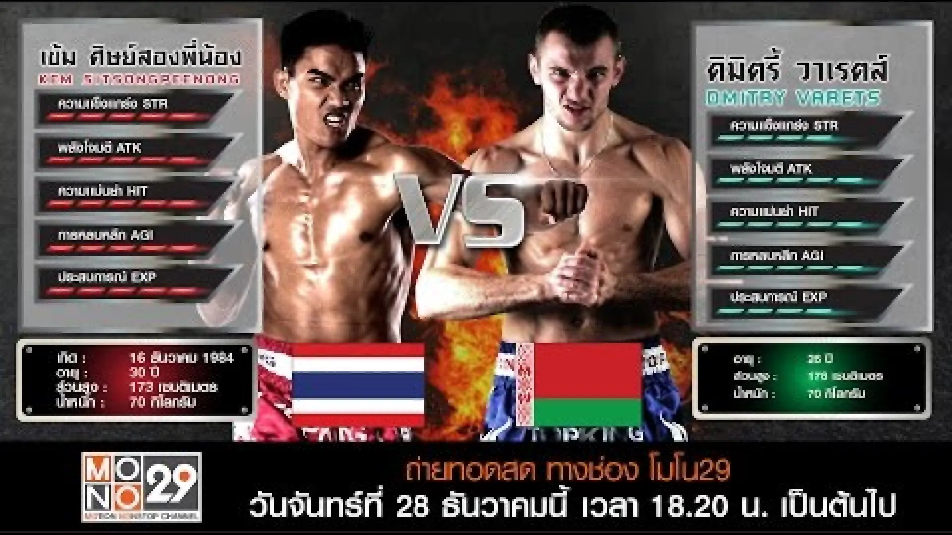 Kem Sitsongpeenong vs Dmitry Varats (Fight Video)