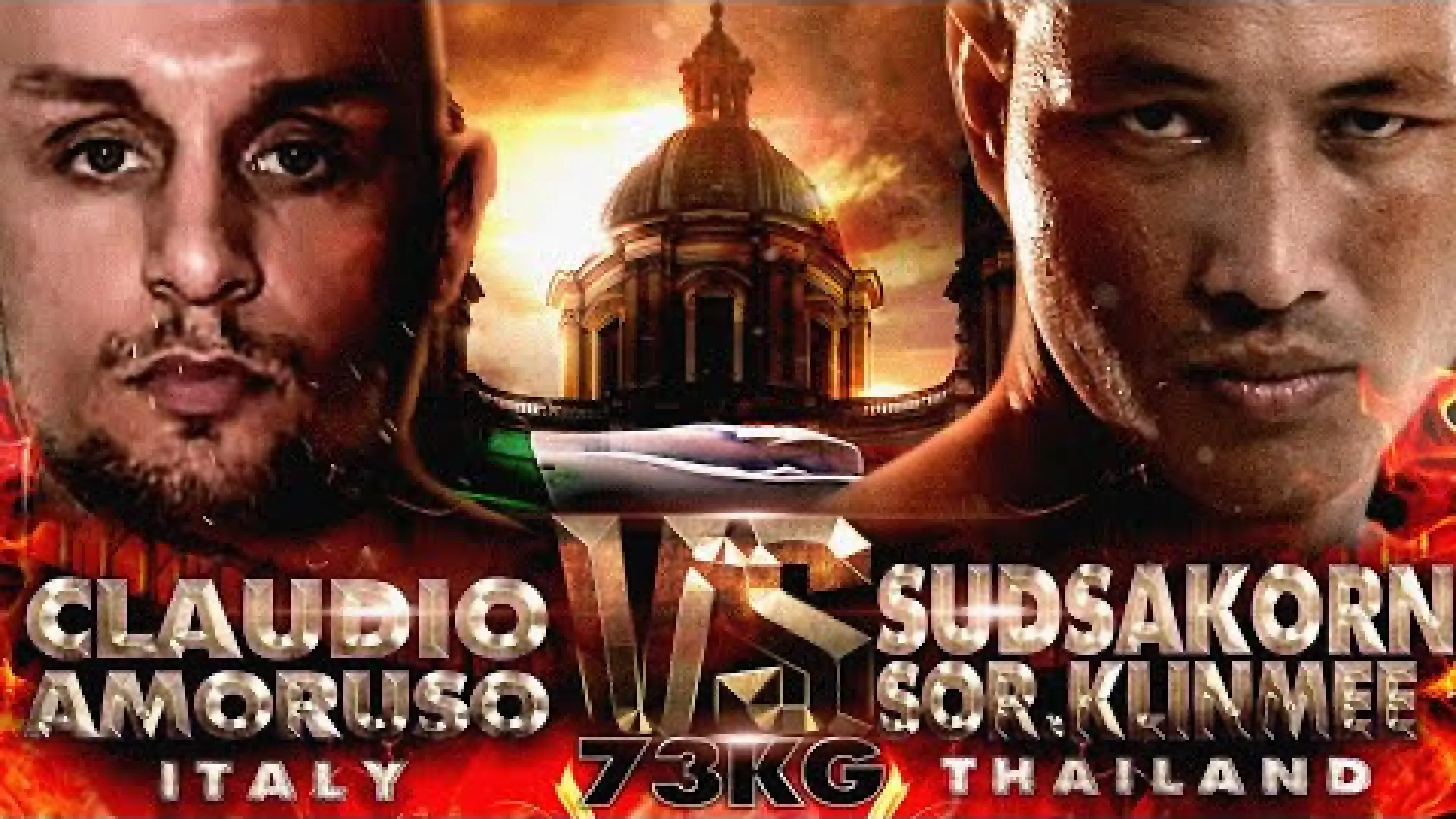 Sudsakorn Sor Klinmee vs Claudio Amoruso (Fight Video)