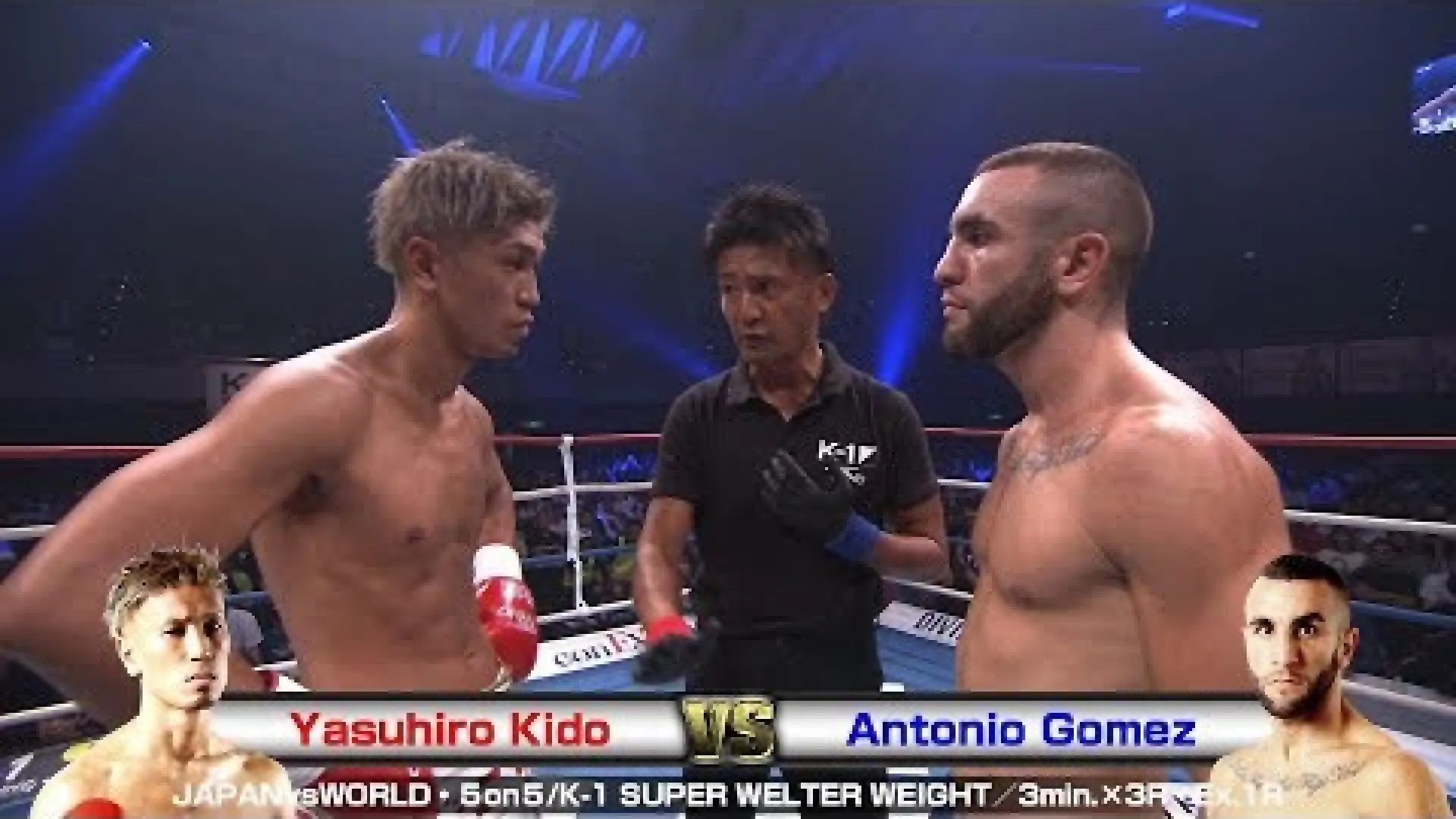 Yasuhiro Kido vs Antonio Gomez (Fight Video)