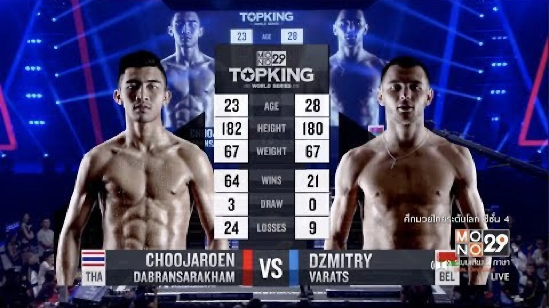 Dmitry Varats vs Chujaroen Dabransarakarm (Fight Video)