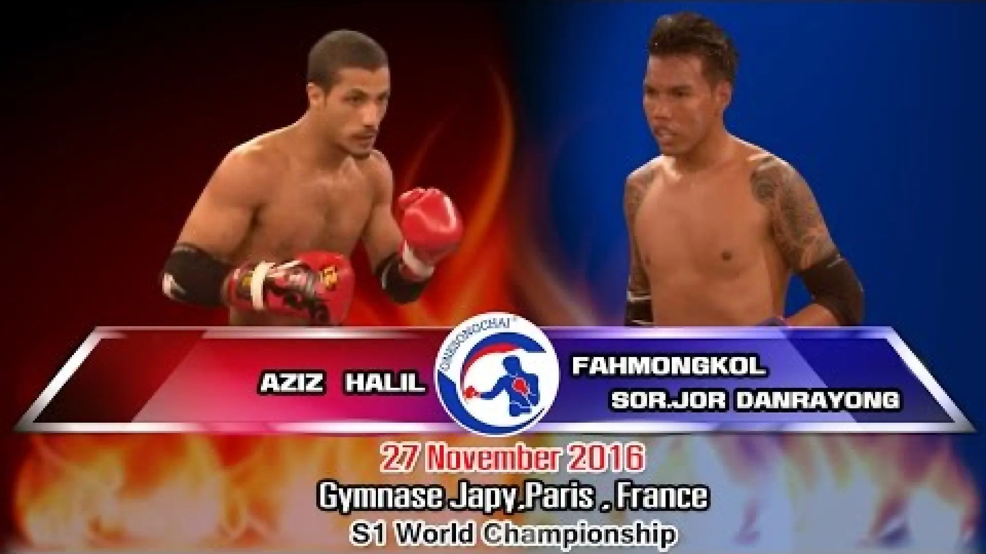 Azize Hlali vs Fahmongkol Sor Jor Dangrayong (Fight Video)